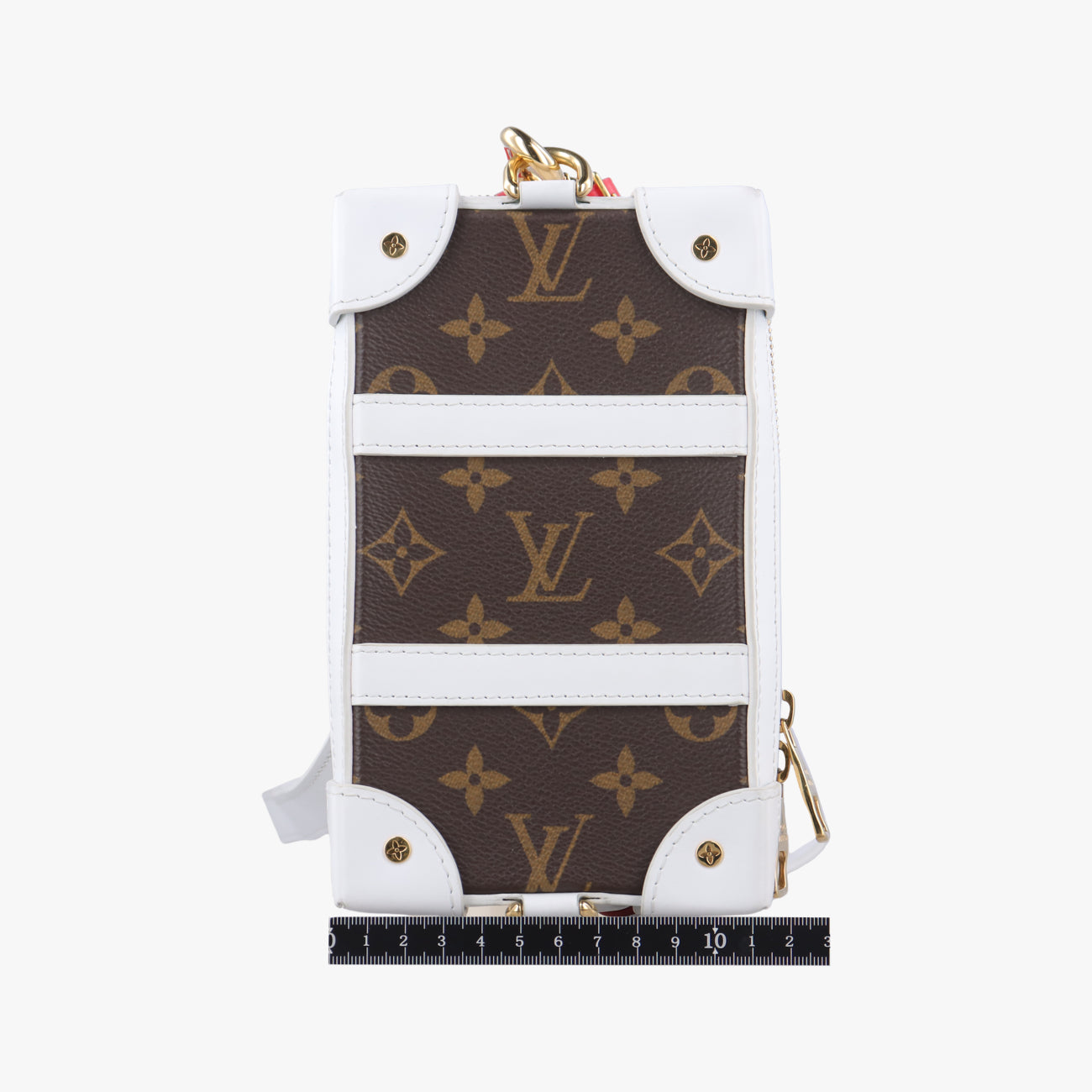 Soft Trunk Phone Box brown×white Monogram Canvas×calf leather TJ4240ソフトトランク フォーンボックス モノグラム/ブラウン系×ホワイト モノグラムキャンバス×カーフレザー M80102 TJ4240