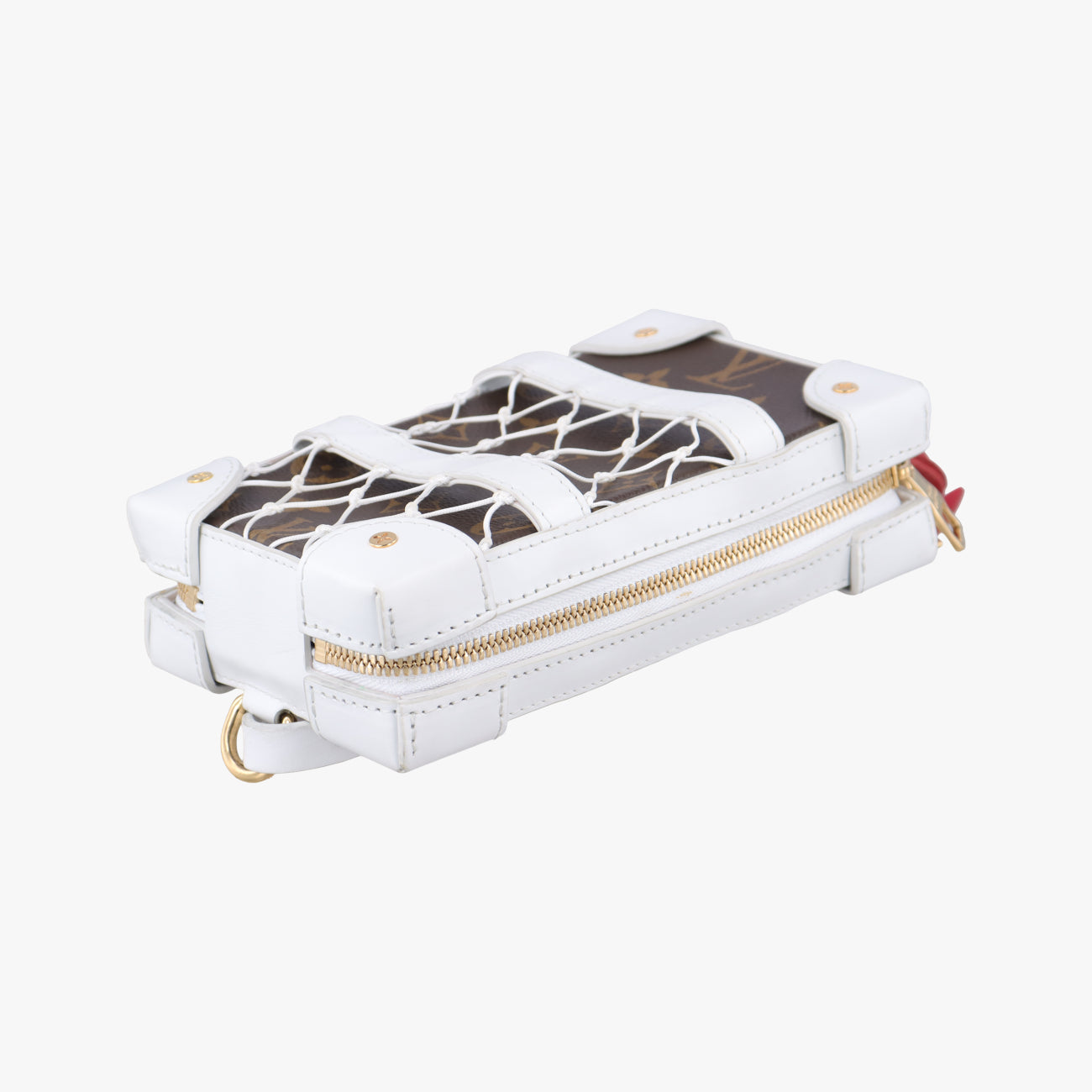 Soft Trunk Phone Box brown×white Monogram Canvas×calf leather TJ4240ソフトトランク フォーンボックス モノグラム/ブラウン系×ホワイト モノグラムキャンバス×カーフレザー M80102 TJ4240