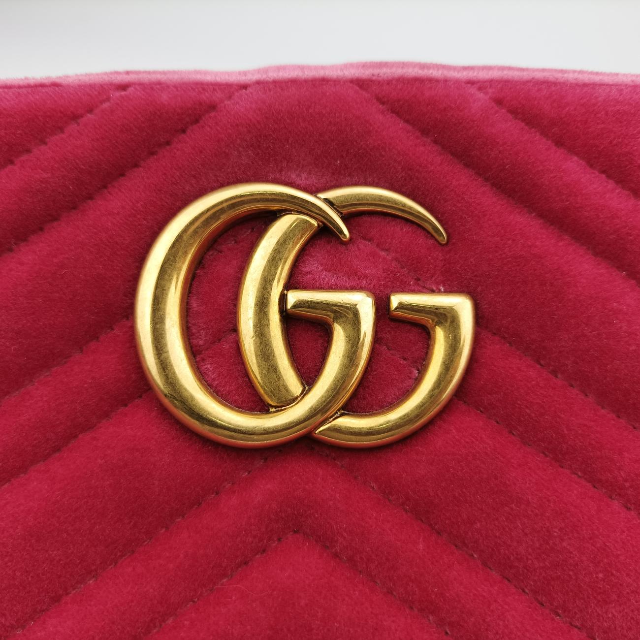 GG Marmont Red velour H025917846GGマーモント レッド ベロア 447632 H025917846