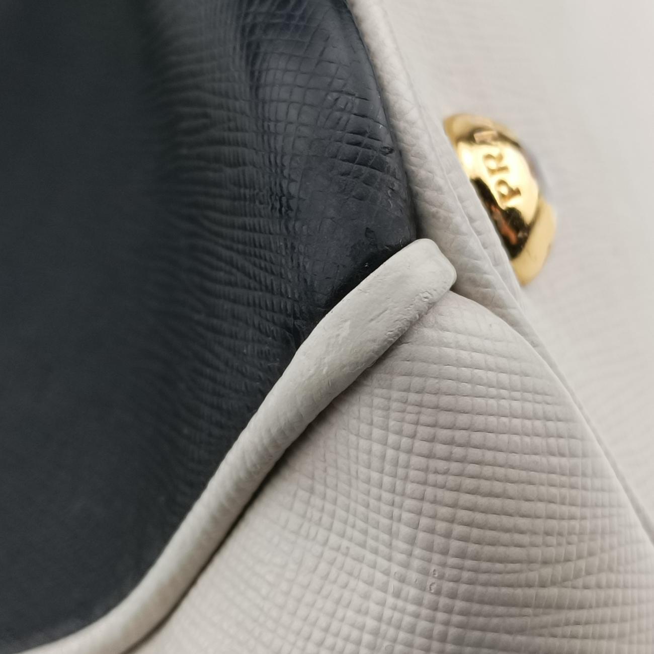 Galleria Black×white SAFFIANO Leather B2274A 103ガレリア ブラック×ホワイト サフィアーノレザー B2274A 103