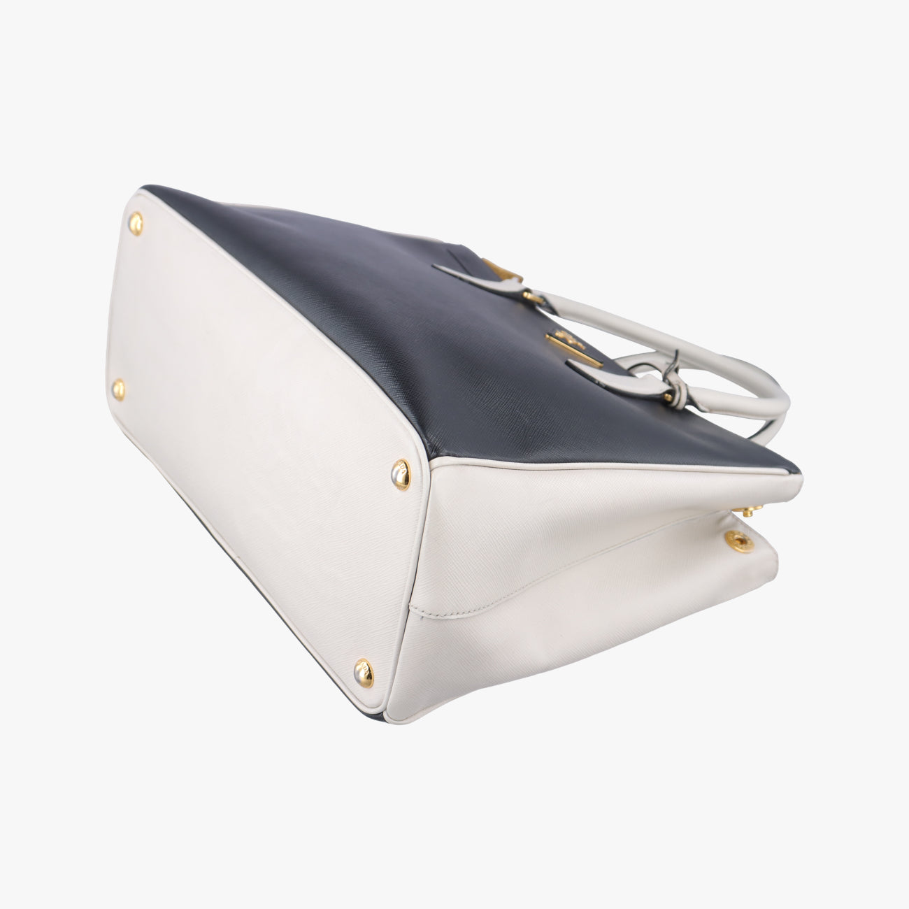 Galleria Black×white SAFFIANO Leather B2274A 103ガレリア ブラック×ホワイト サフィアーノレザー B2274A 103