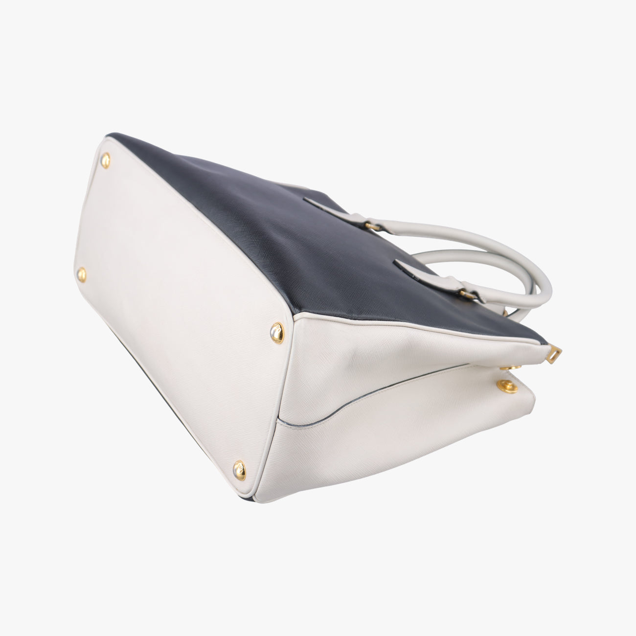 Galleria Black×white SAFFIANO Leather B2274A 103ガレリア ブラック×ホワイト サフィアーノレザー B2274A 103