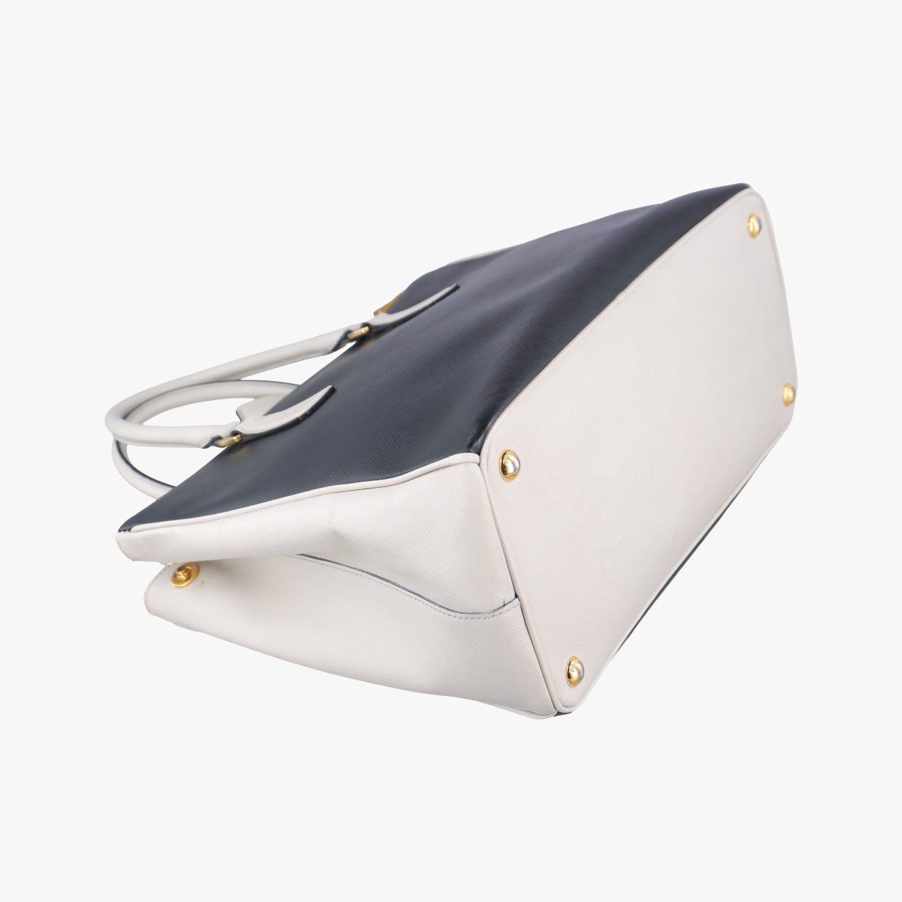 Galleria Black×white SAFFIANO Leather B2274A 103ガレリア ブラック×ホワイト サフィアーノレザー B2274A 103