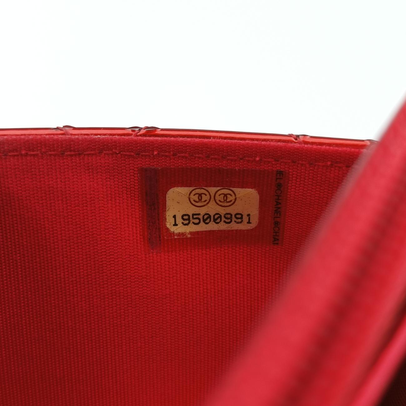 BOY CHANEL Red Patent 19500991ボーイシャネル レッド パテント A68911 19500991