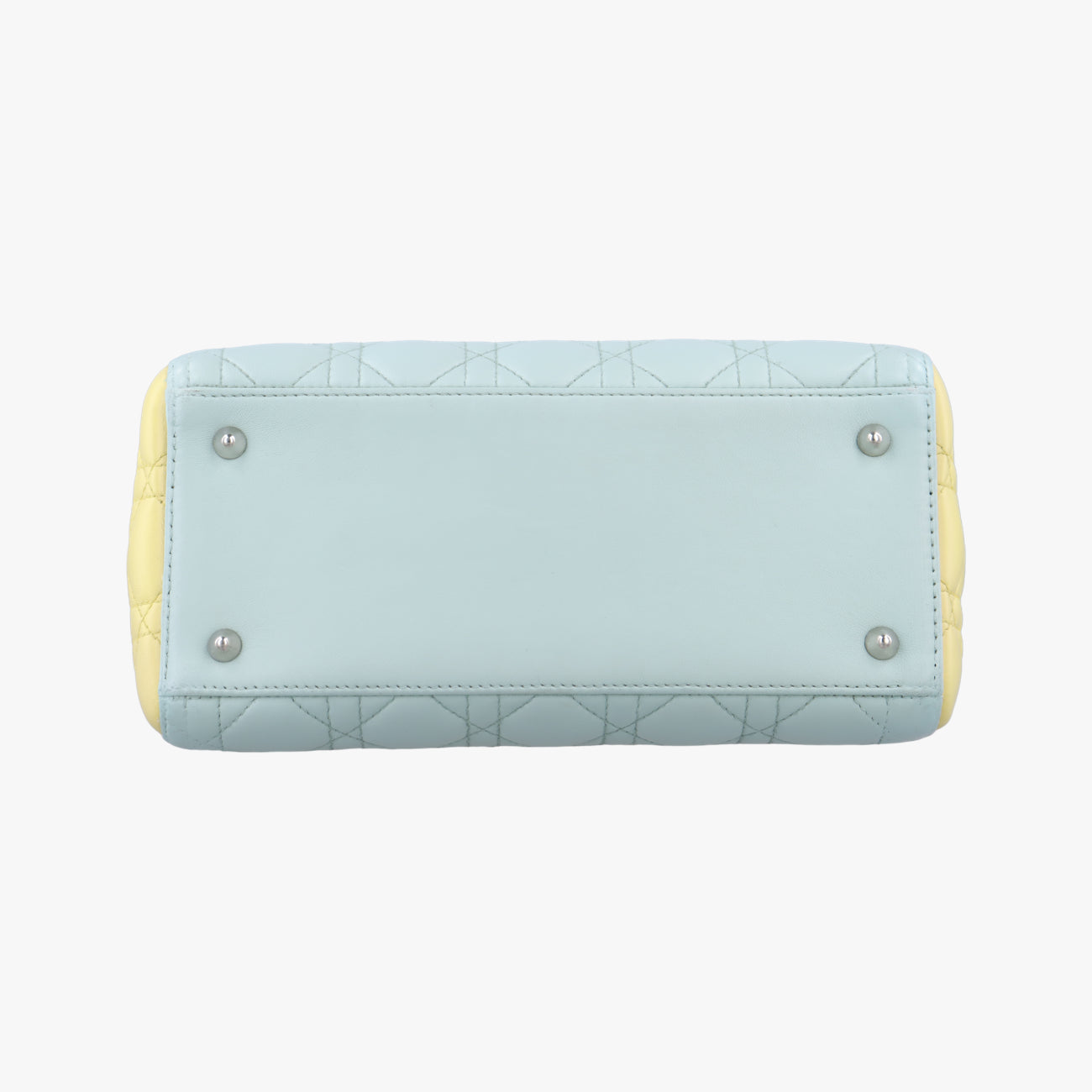 Lady Dior Pink×Blue×Yellow lambskin 05-MA-0113レディディオール ピンク×ブルー×イエロー ラムスキン 05-MA-0113