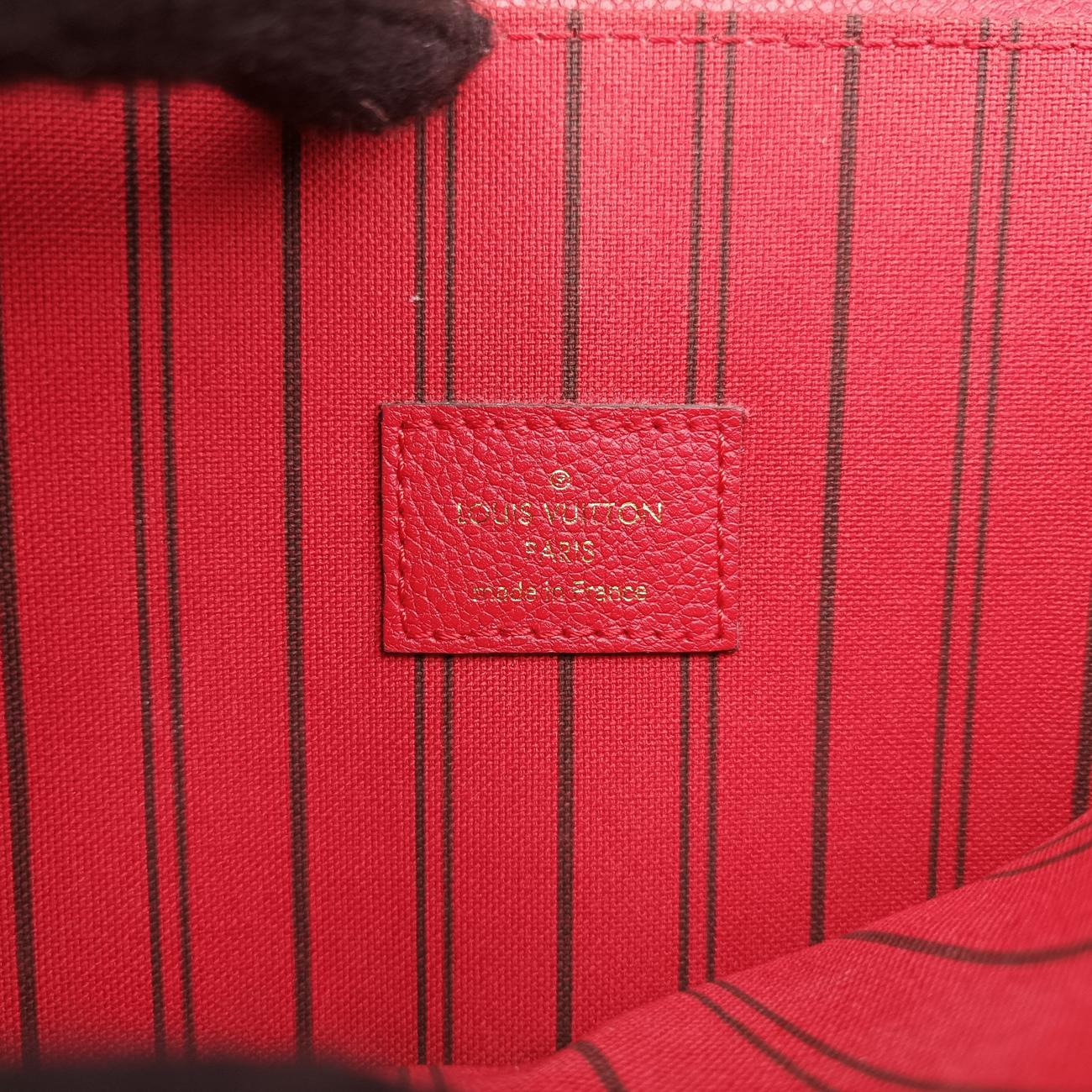 Pochette MéTIS MM Scarlet Red Monogram Empreinte DU3157ポシェットメティスMM スカーレット モノグラム アンプラント M44155 DU3157