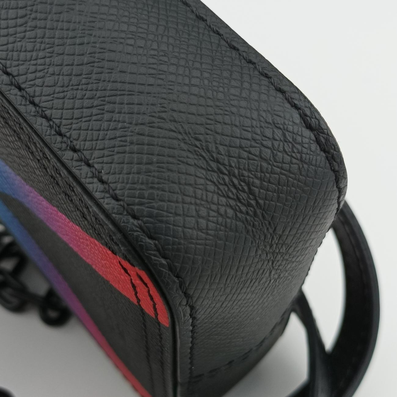 Danube Messenger black×RAINBOW Taiga CA1189 ICチップダヌーブメッセンジャー ブラック×レインボー タイガ M30332 CA1189 ICチップ