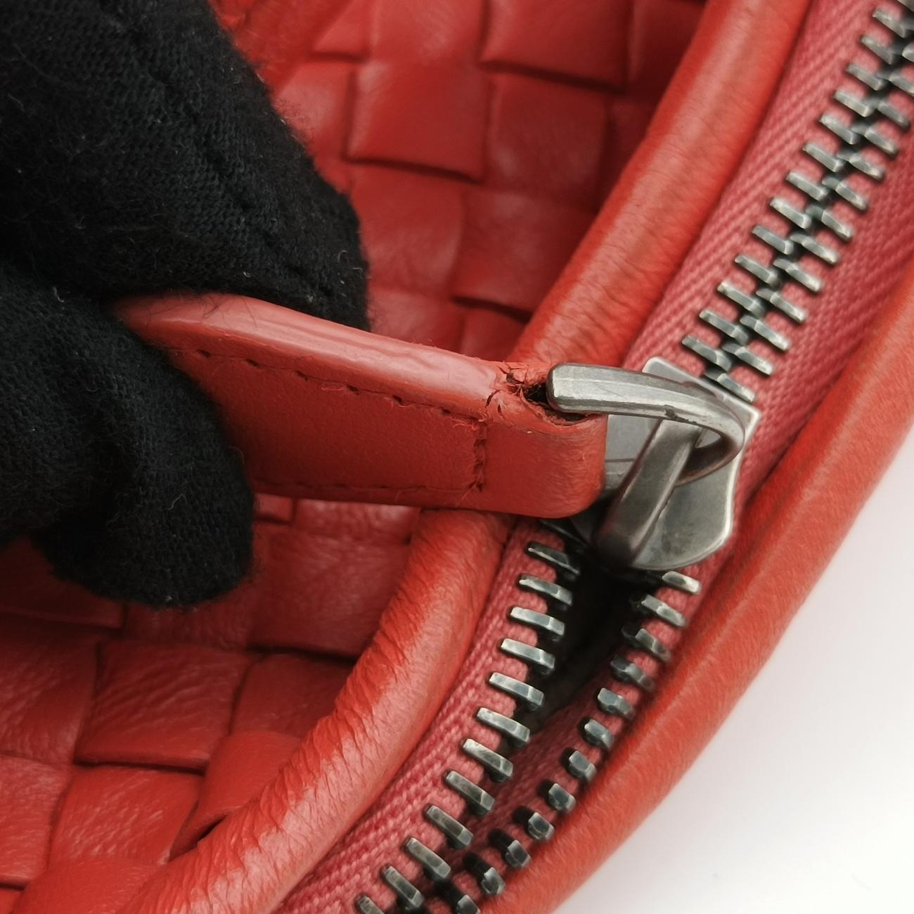 Intrecciato Red lambskin 115653 V0016 6570 EPEV 2010 7868 Aイントレチャート レッド ラムスキン 115653 V0016 6570 EPEV 2010 7868 A