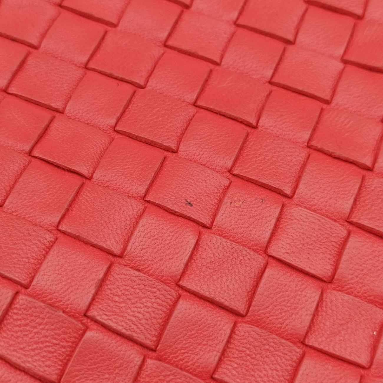 Intrecciato Red lambskin 115653 V0016 6570 EPEV 2010 7868 Aイントレチャート レッド ラムスキン 115653 V0016 6570 EPEV 2010 7868 A
