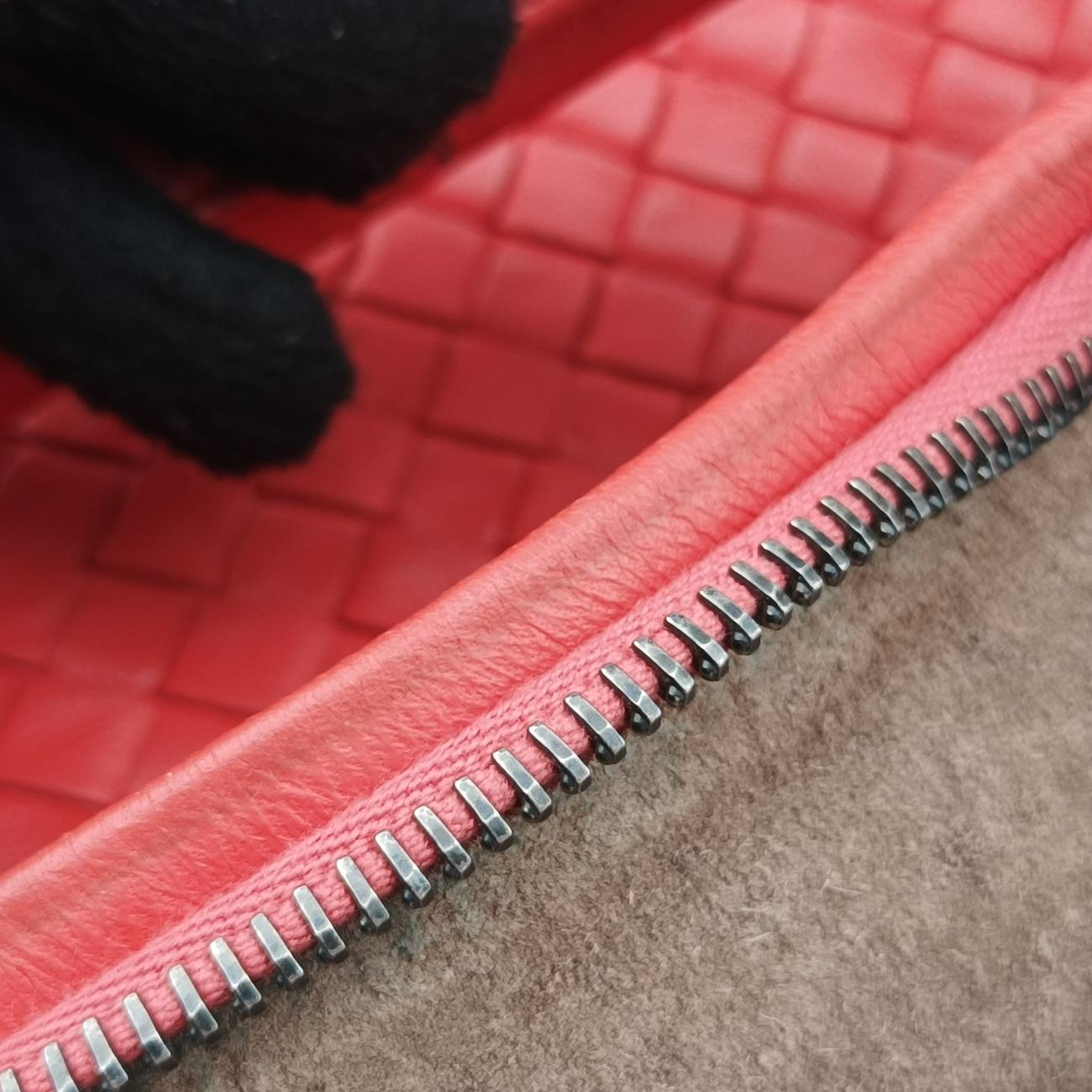 Intrecciato Red lambskin 115653 V0016 6570 EPEV 2010 7868 Aイントレチャート レッド ラムスキン 115653 V0016 6570 EPEV 2010 7868 A