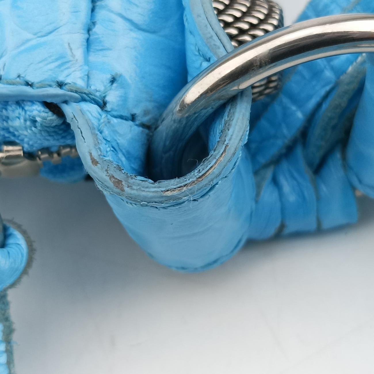 Le Cagole Blue lambskin 671309.4809.P.640167ルカゴール ブルー ラムスキン 671309.4809.P.640167