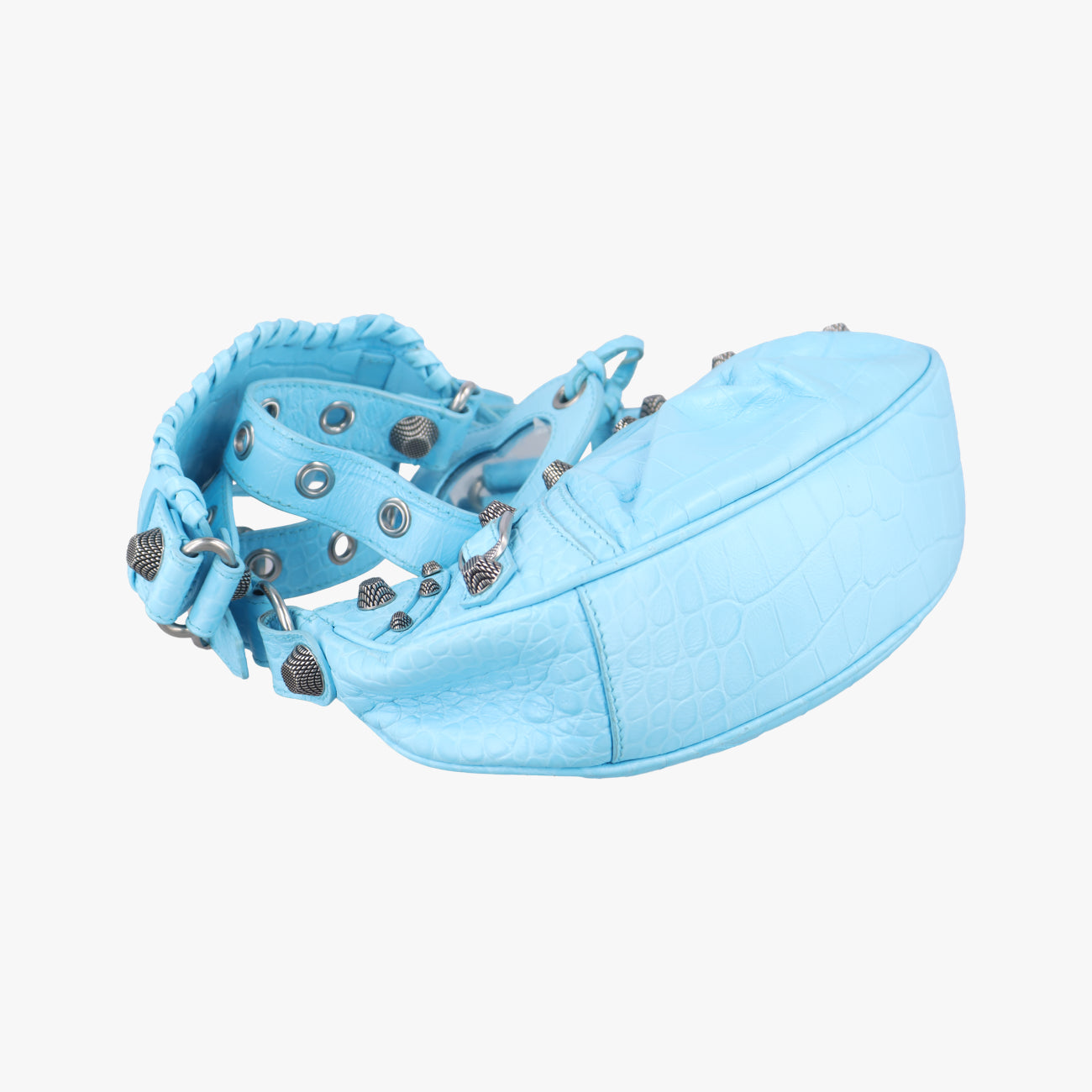 Le Cagole Blue lambskin 671309.4809.P.640167ルカゴール ブルー ラムスキン 671309.4809.P.640167