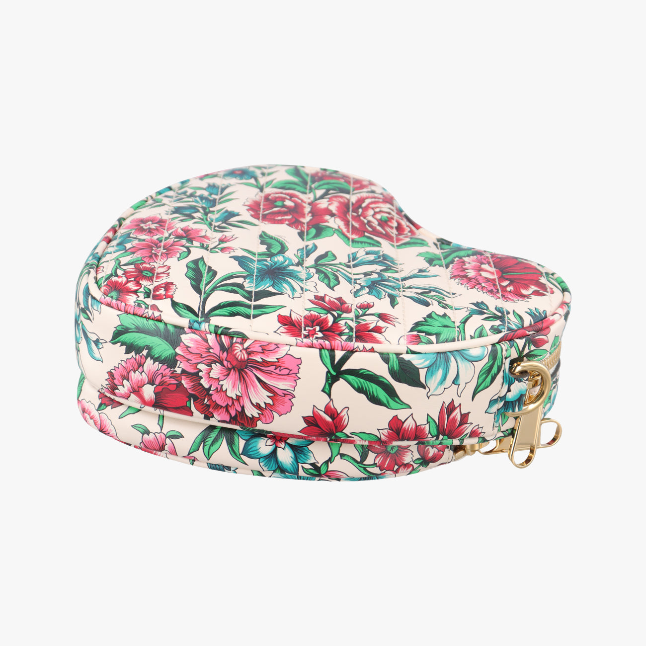 GG Marmont Flower Print Heart Multicolour Leather E040806078GGマーモント フラワー プリント ハート マルチカラー レザー 740355 E040806078