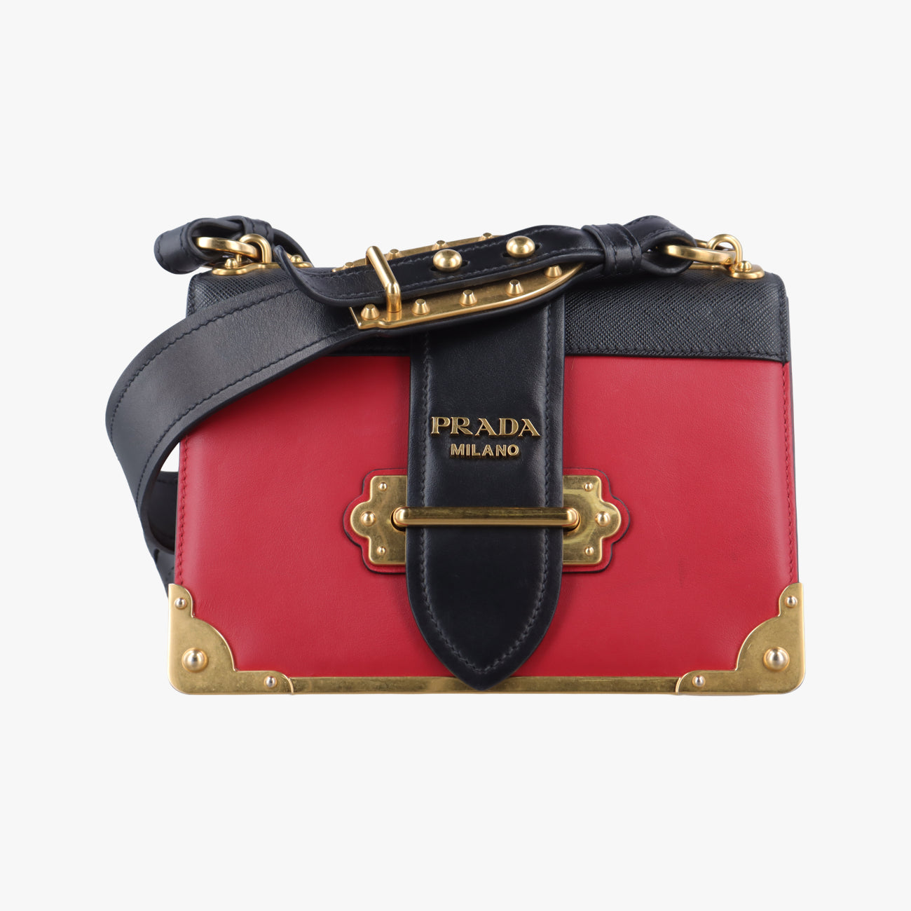 Cahier Red×black Leather 25 7カイエ レッド×ブラック レザー 1BD045 25 7