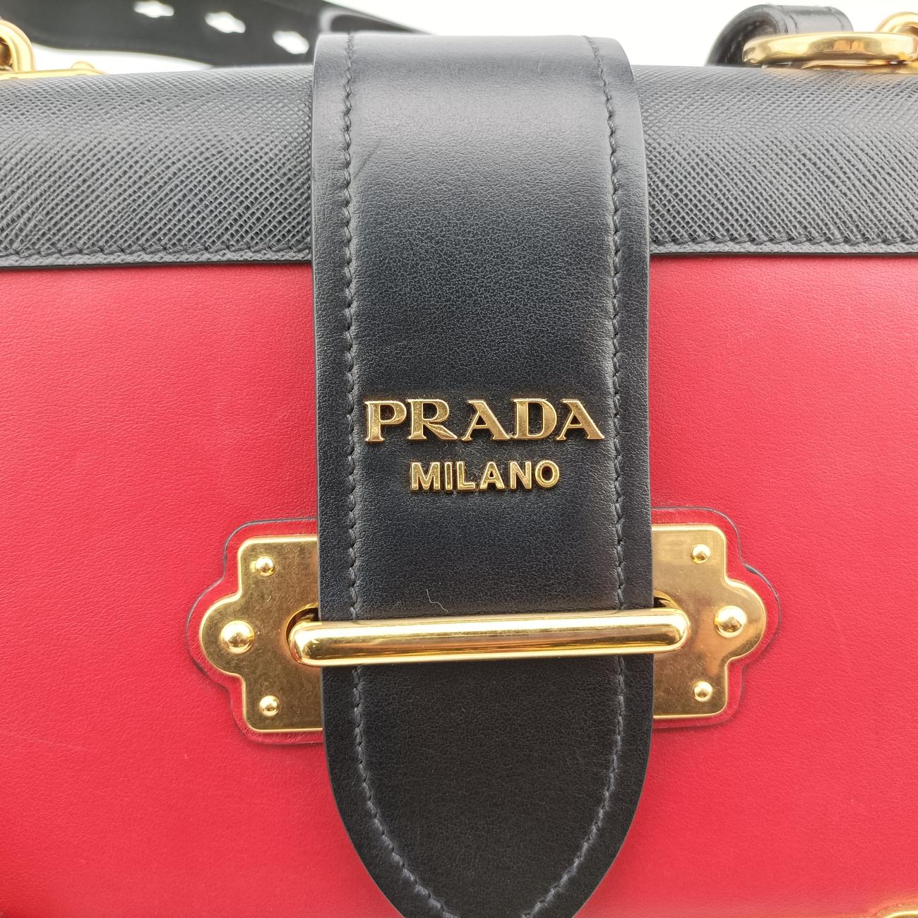 Cahier Red×black Leather 25 7カイエ レッド×ブラック レザー 1BD045 25 7