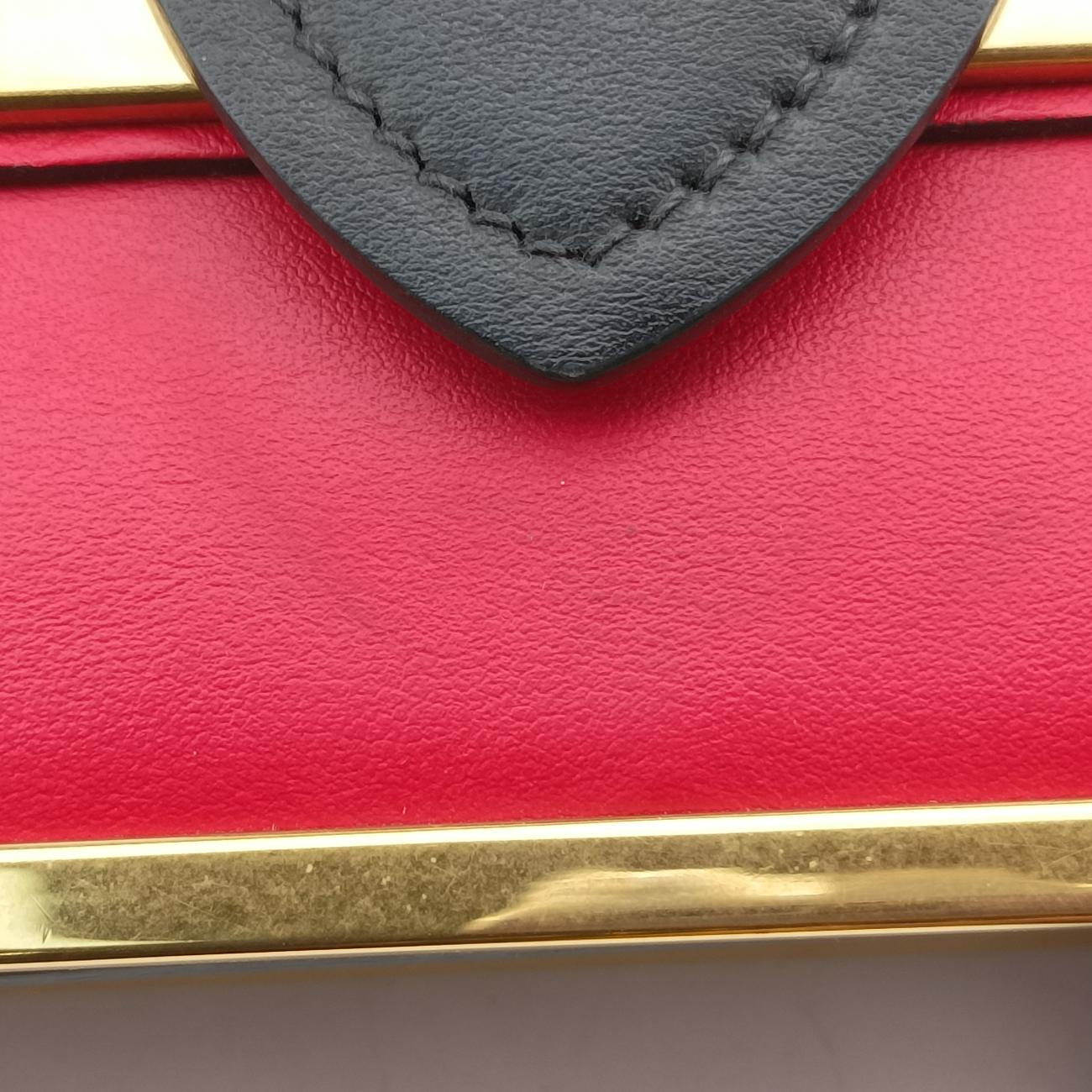 Cahier Red×black Leather 25 7カイエ レッド×ブラック レザー 1BD045 25 7