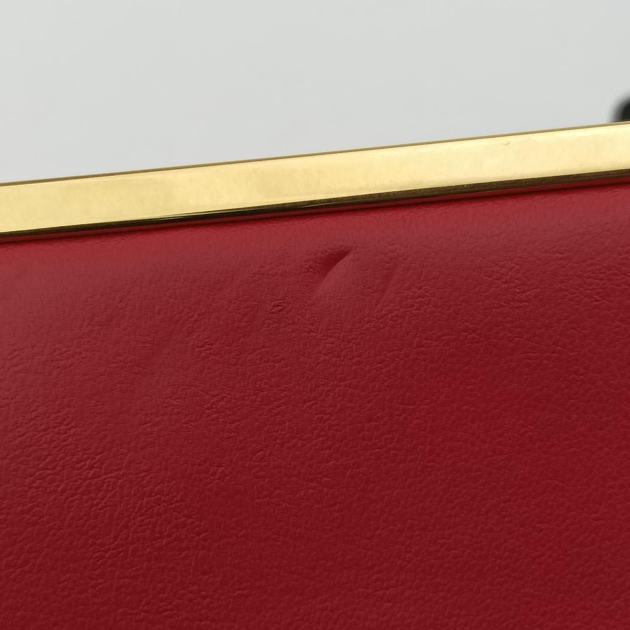Cahier Red×black Leather 25 7カイエ レッド×ブラック レザー 1BD045 25 7
