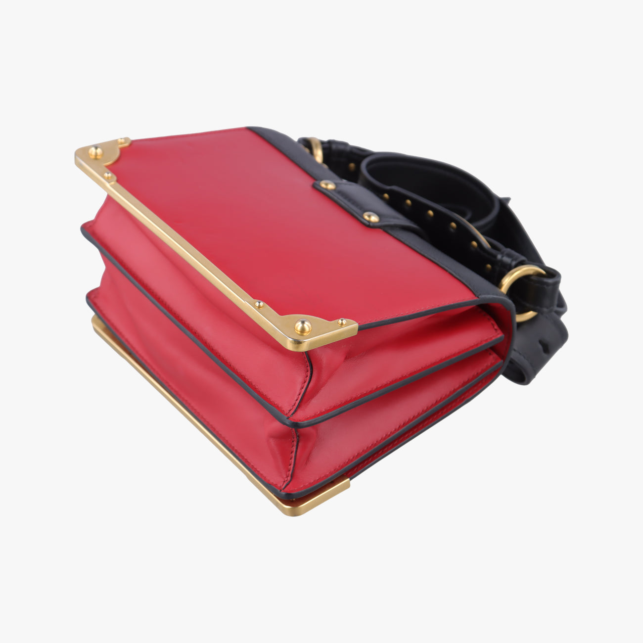 Cahier Red×black Leather 25 7カイエ レッド×ブラック レザー 1BD045 25 7