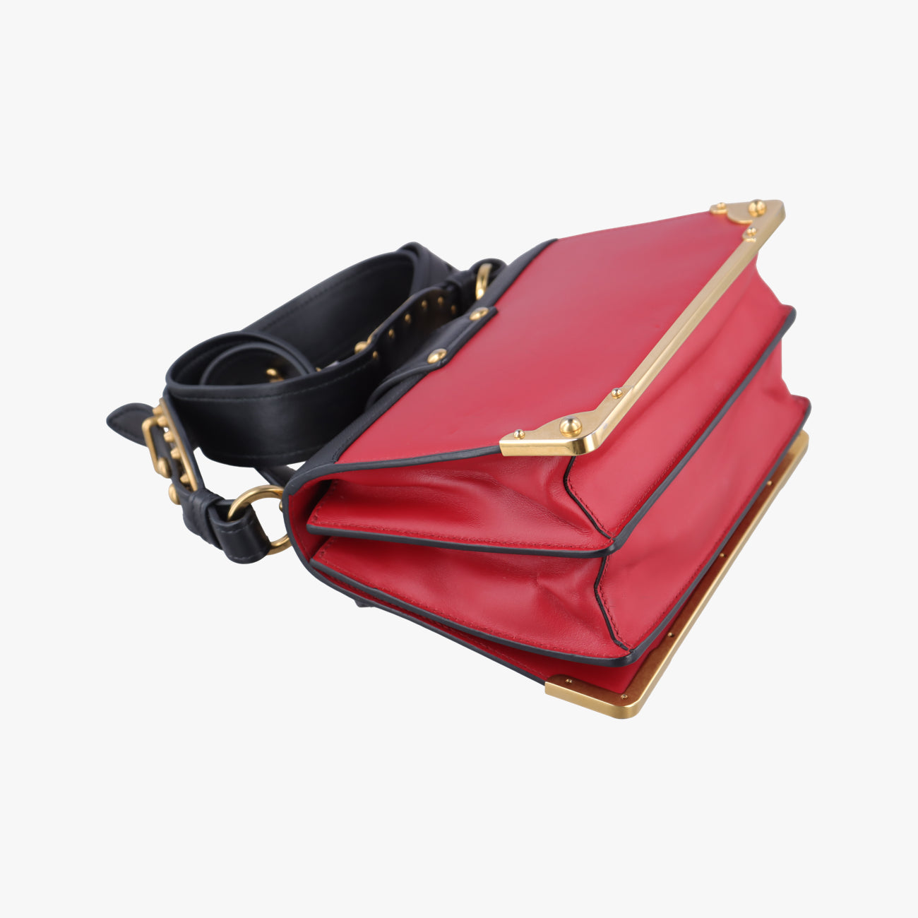 Cahier Red×black Leather 25 7カイエ レッド×ブラック レザー 1BD045 25 7
