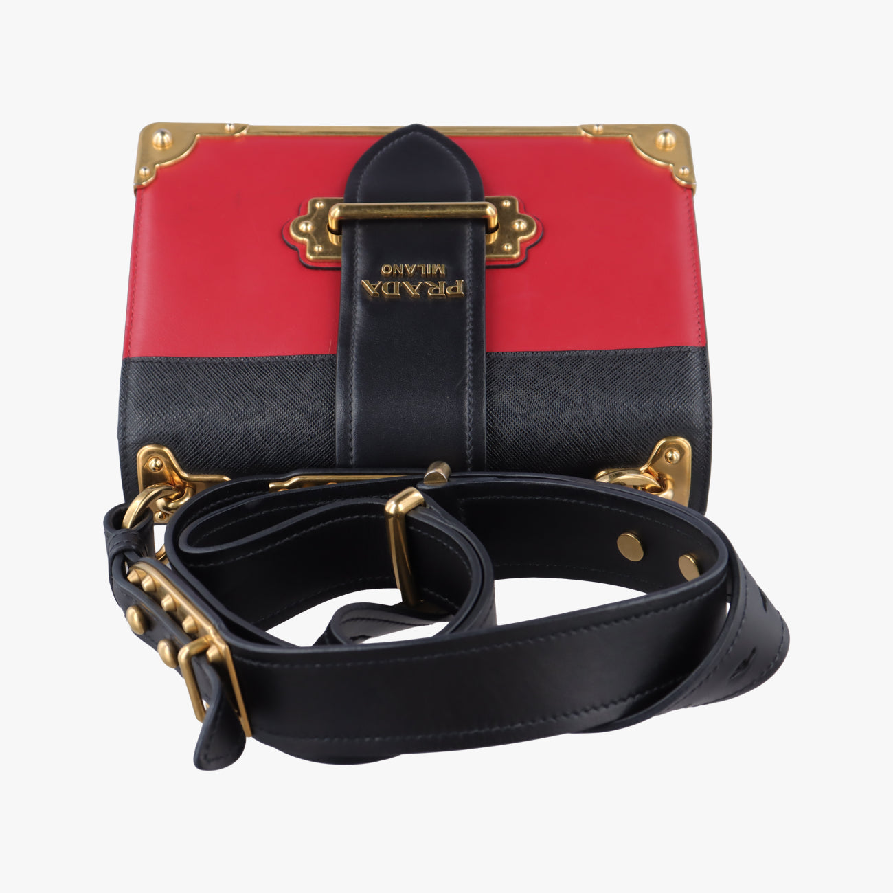 Cahier Red×black Leather 25 7カイエ レッド×ブラック レザー 1BD045 25 7