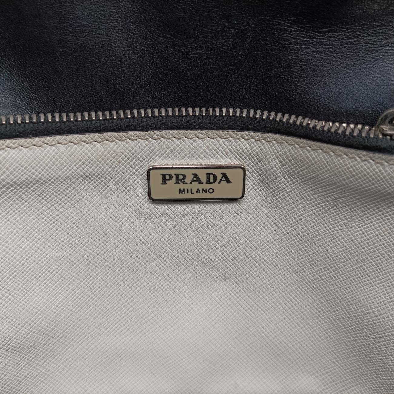 Embroidered Sound Black x White x Gray SAFFIANO Leather 110刺繍 サウンド ブラック×ホワイト×グレー サフィアーノレザー 110