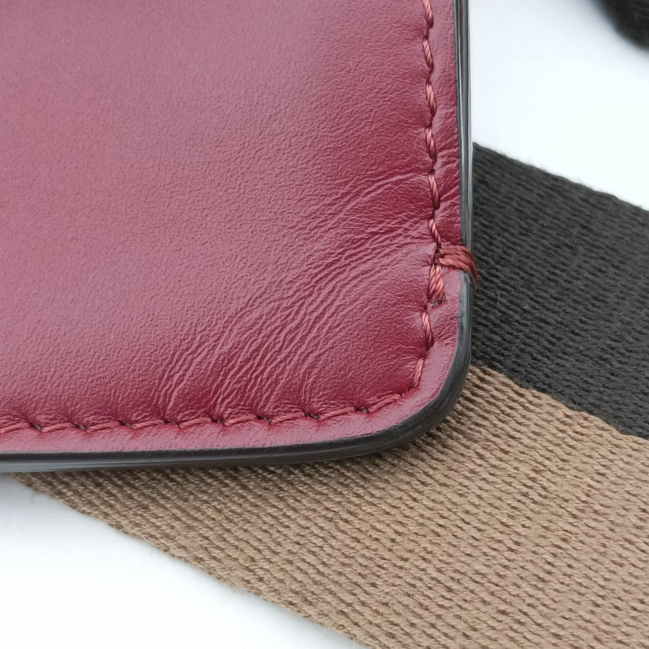 Baguette Mini Burgundy Leather 8BS039-AAIW-209-0189バゲット ミニ ワインレッド レザー 8BS039 8BS039-AAIW-209-0189
