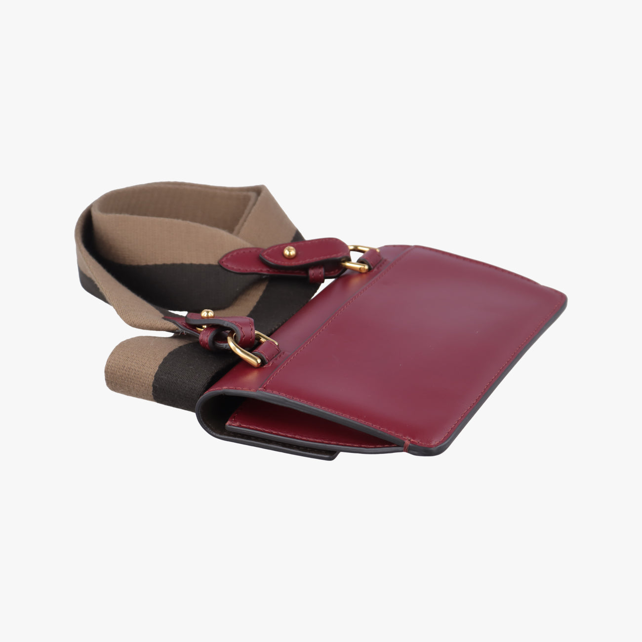 Baguette Mini Burgundy Leather 8BS039-AAIW-209-0189バゲット ミニ ワインレッド レザー 8BS039 8BS039-AAIW-209-0189