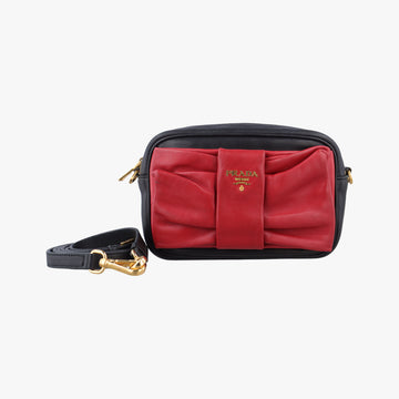 ribbon Black×Red Nappa leather 103リボン ブラック×レッド ナッパレザー BP0166 103