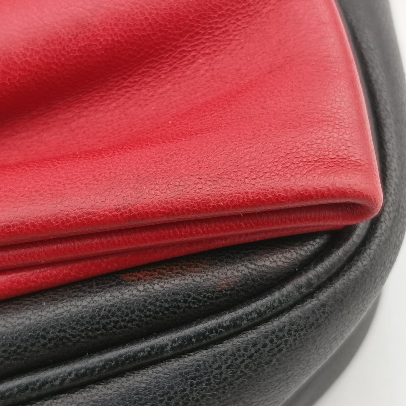 ribbon Black×Red Nappa leather 103リボン ブラック×レッド ナッパレザー BP0166 103