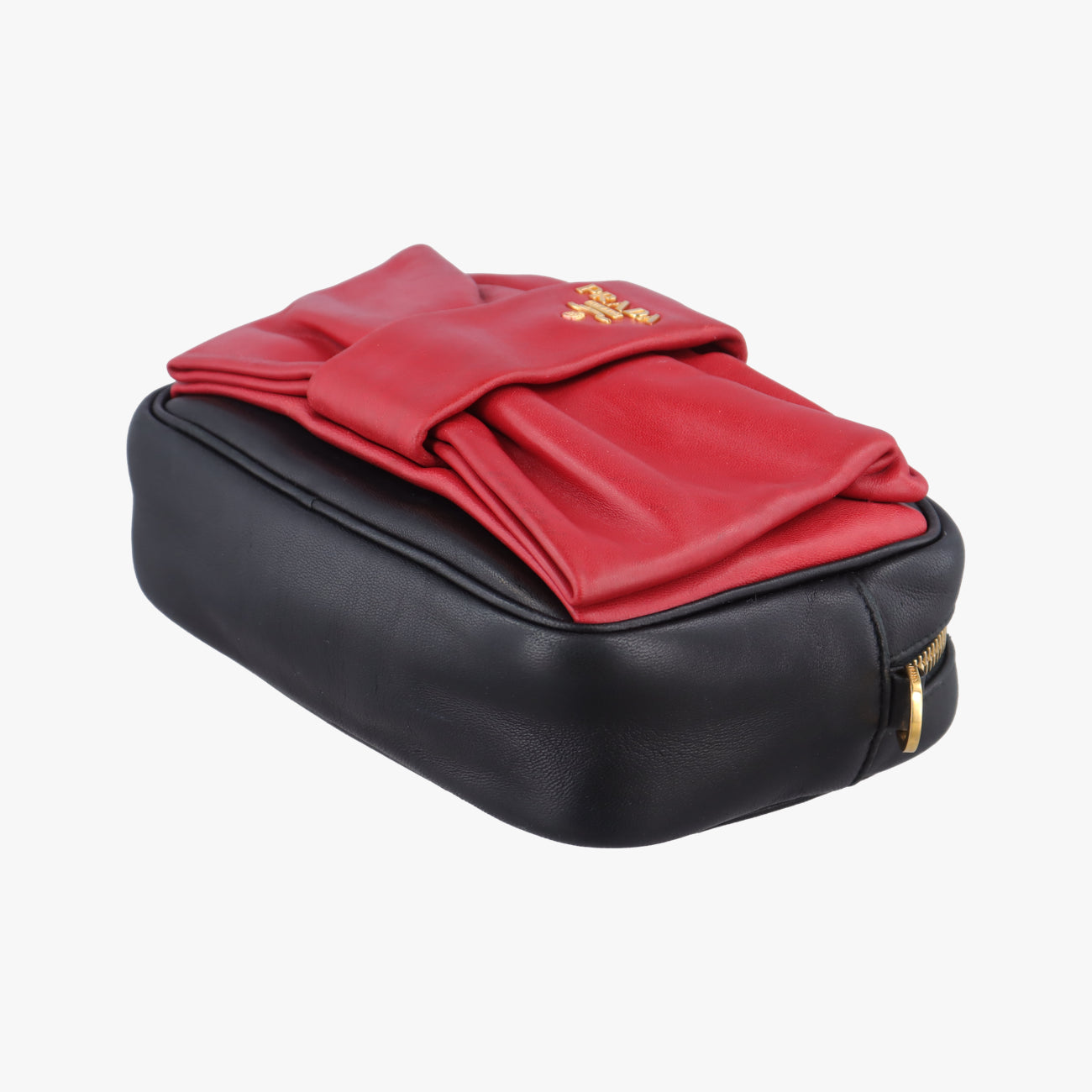 ribbon Black×Red Nappa leather 103リボン ブラック×レッド ナッパレザー BP0166 103