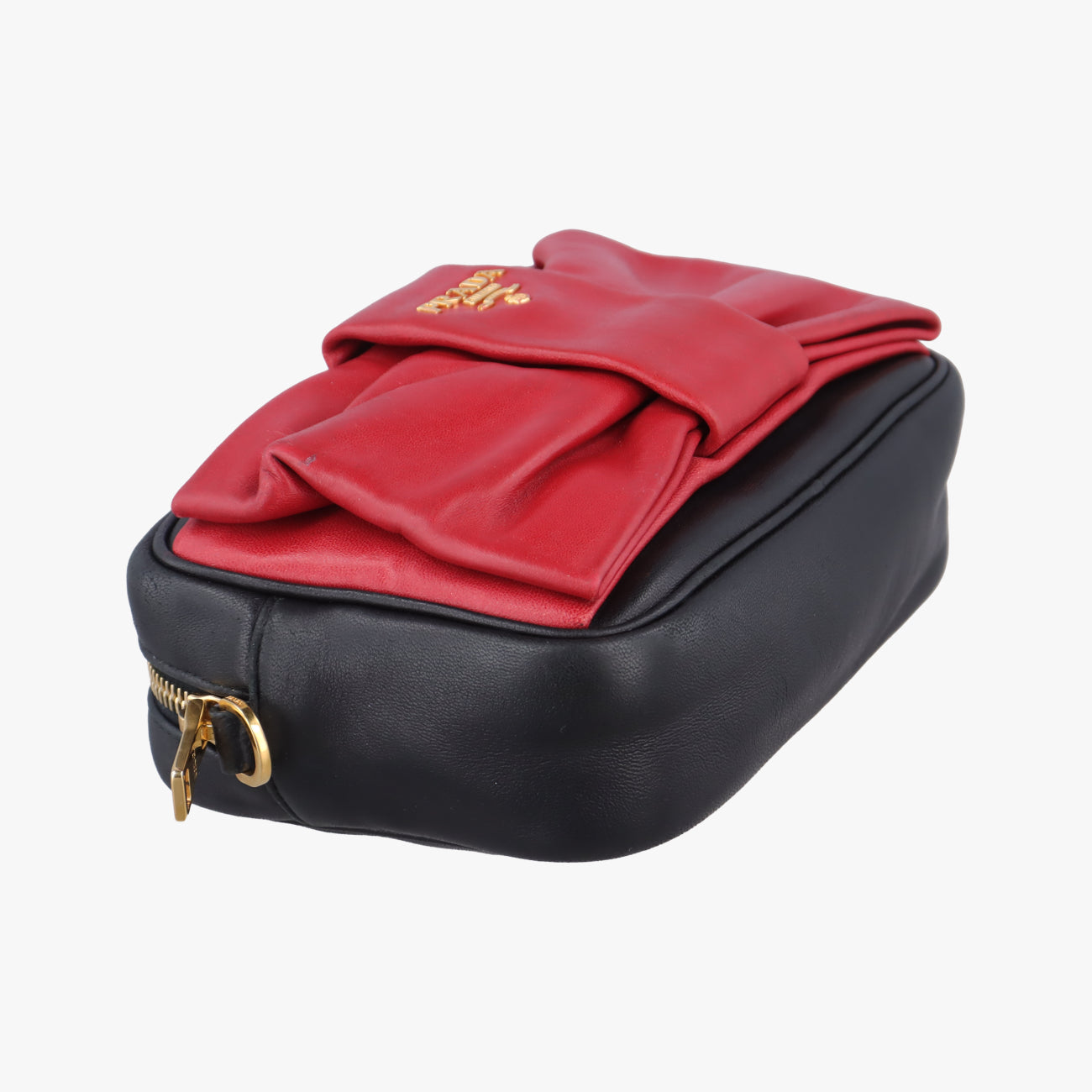 ribbon Black×Red Nappa leather 103リボン ブラック×レッド ナッパレザー BP0166 103