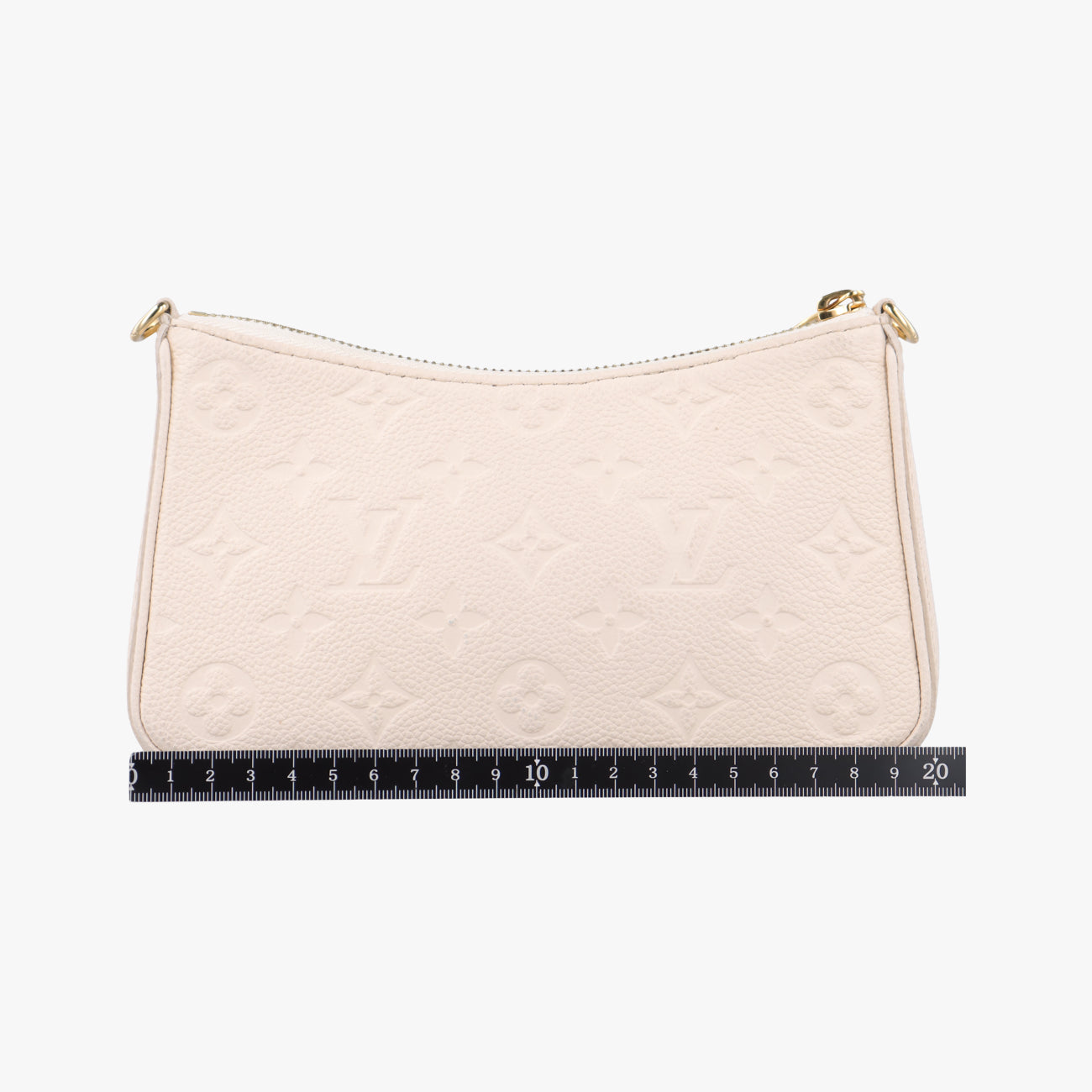 Easy PouchCrème WhiteEmbossed MonogramM81066ICチップイージーポーチクレームホワイト モノグラム アンプラントM81066ICチップ