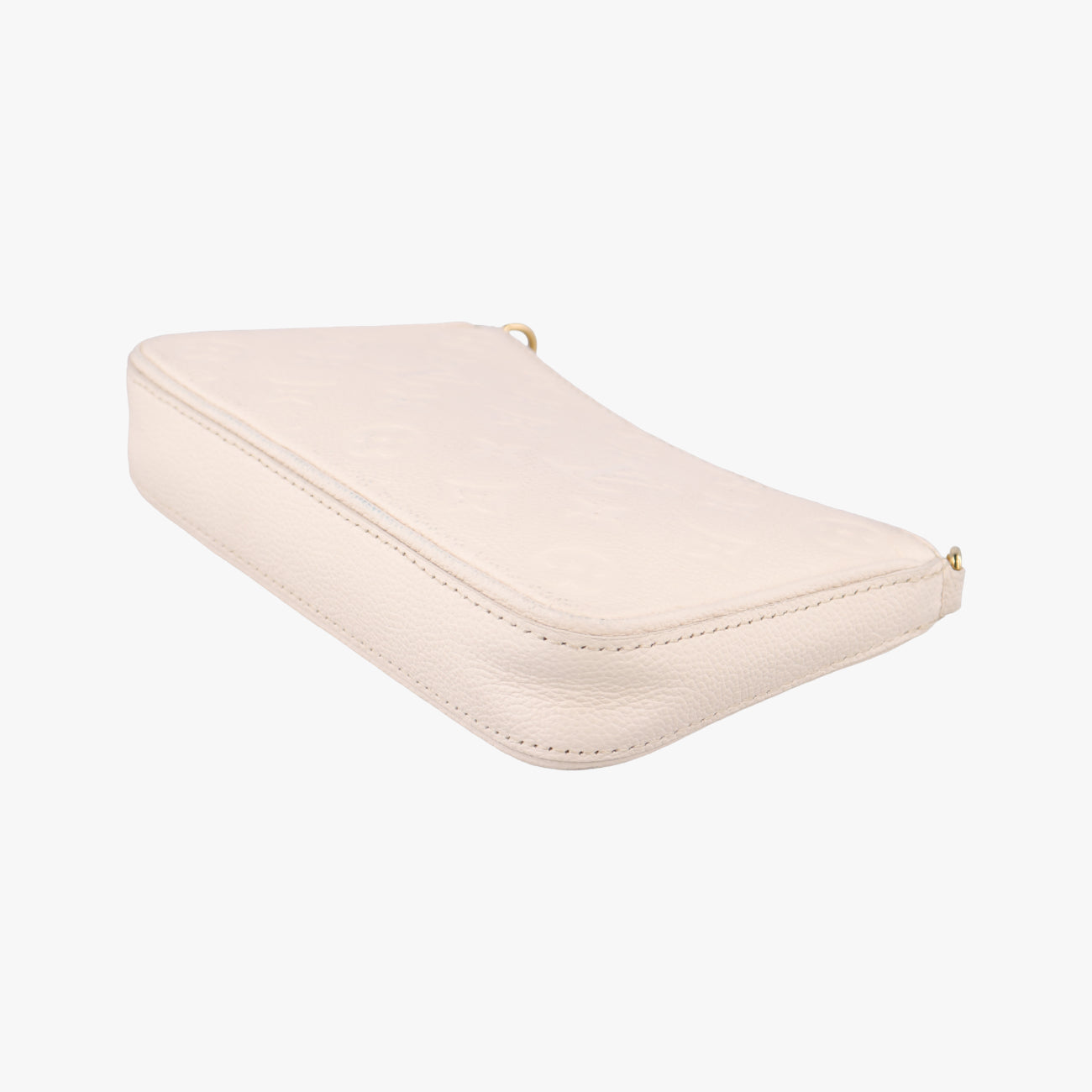 Easy PouchCrème WhiteEmbossed MonogramM81066ICチップイージーポーチクレームホワイト モノグラム アンプラントM81066ICチップ