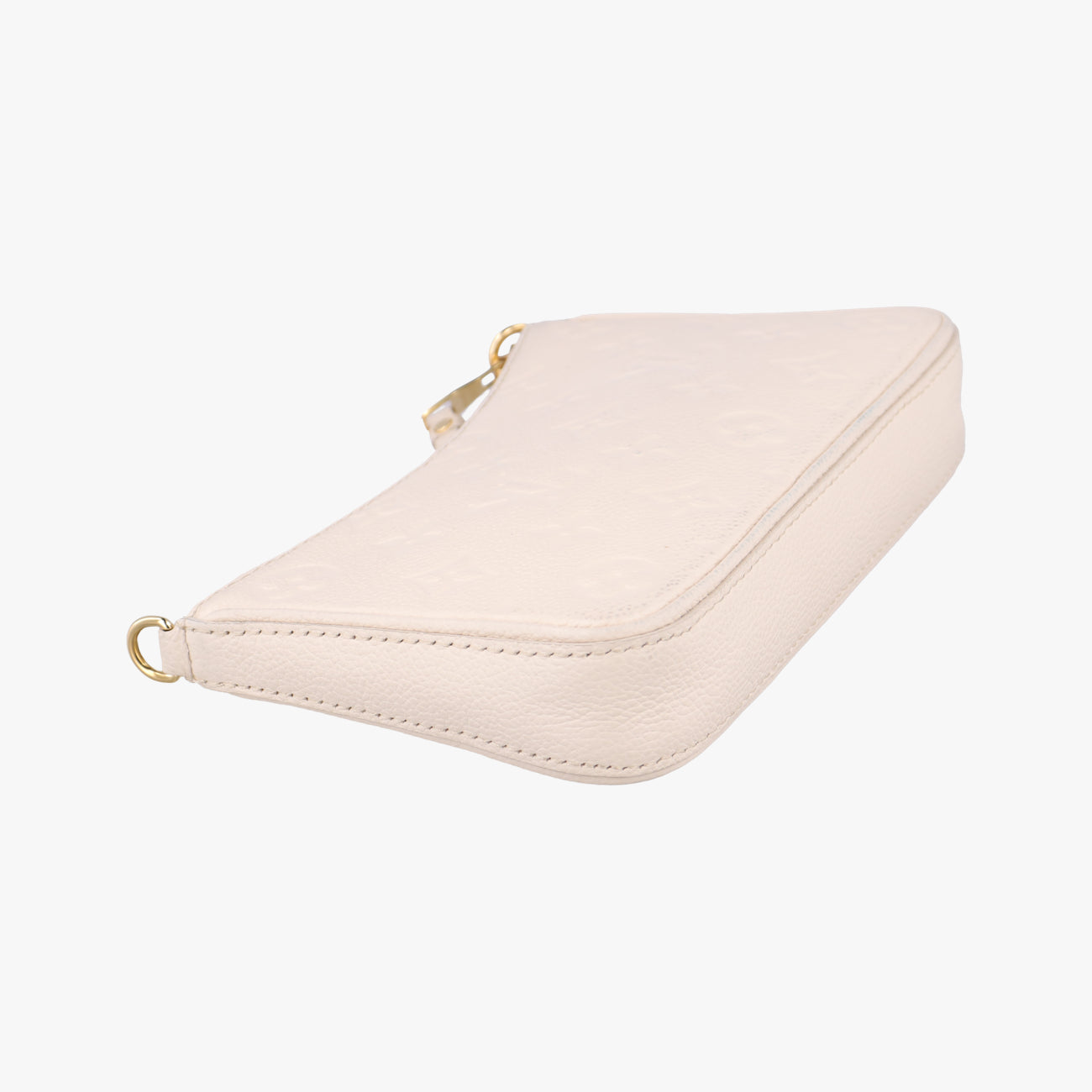 Easy PouchCrème WhiteEmbossed MonogramM81066ICチップイージーポーチクレームホワイト モノグラム アンプラントM81066ICチップ