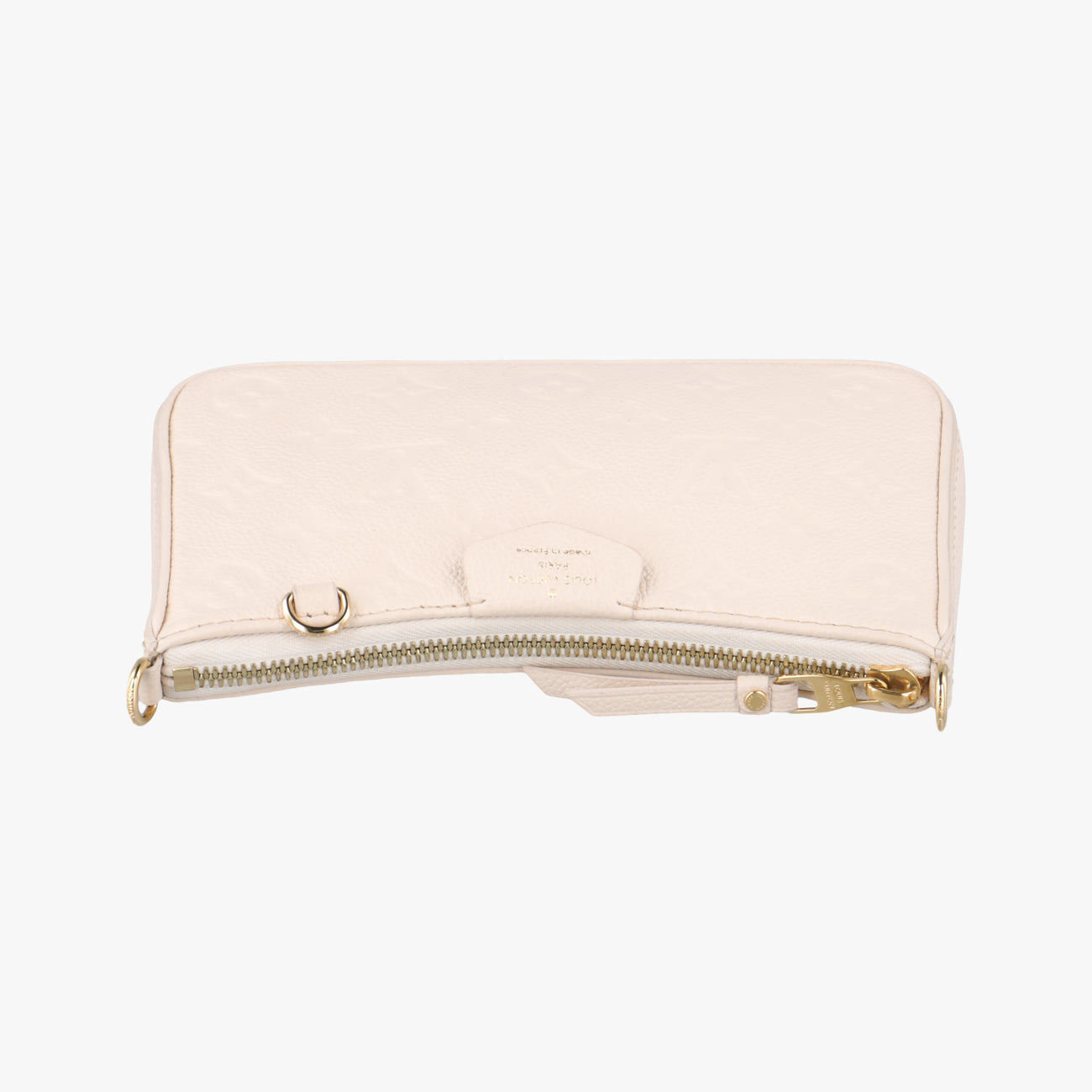 Easy PouchCrème WhiteEmbossed MonogramM81066ICチップイージーポーチクレームホワイト モノグラム アンプラントM81066ICチップ