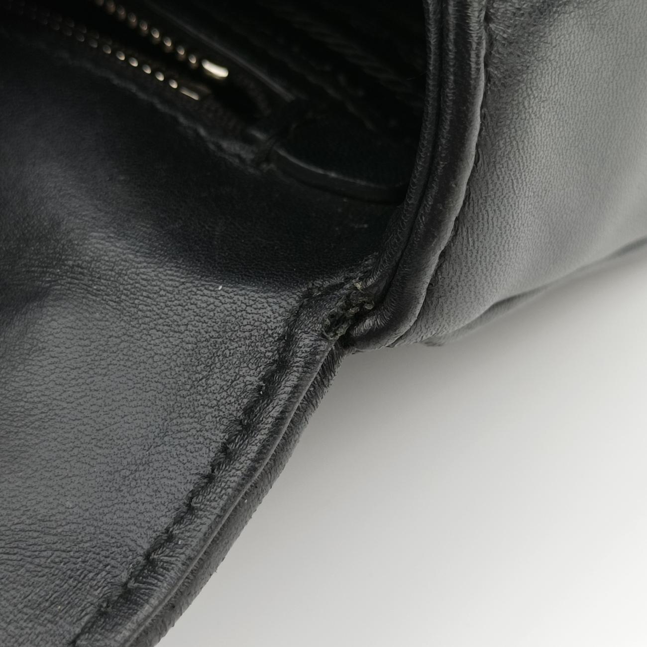 Nappa Gaufre Sound LockBlackNappa Leather1BD139197/Bナッパゴーフル サウンドロックブラックナッパレザー1BD139197/B