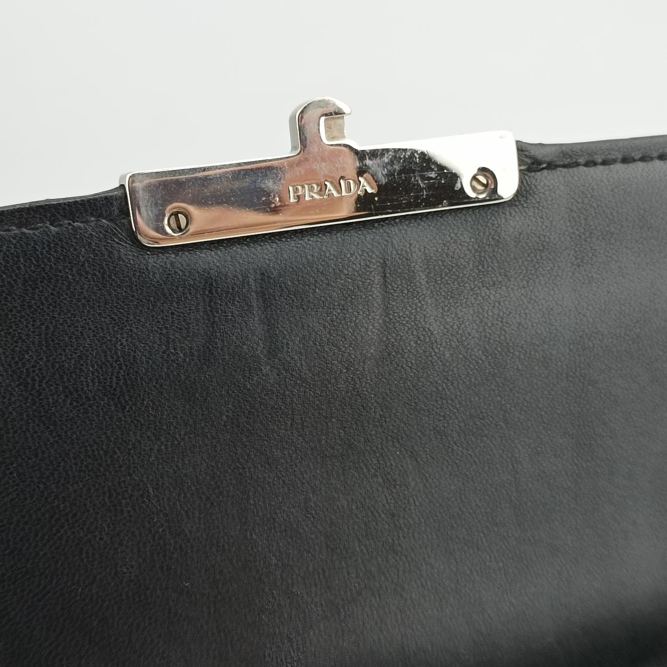 Nappa Gaufre Sound LockBlackNappa Leather1BD139197/Bナッパゴーフル サウンドロックブラックナッパレザー1BD139197/B