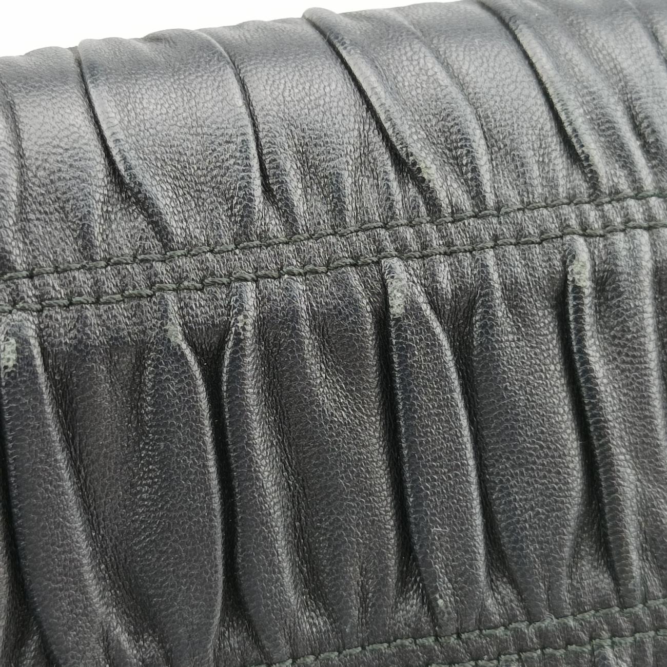 Nappa Gaufre Sound LockBlackNappa Leather1BD139197/Bナッパゴーフル サウンドロックブラックナッパレザー1BD139197/B