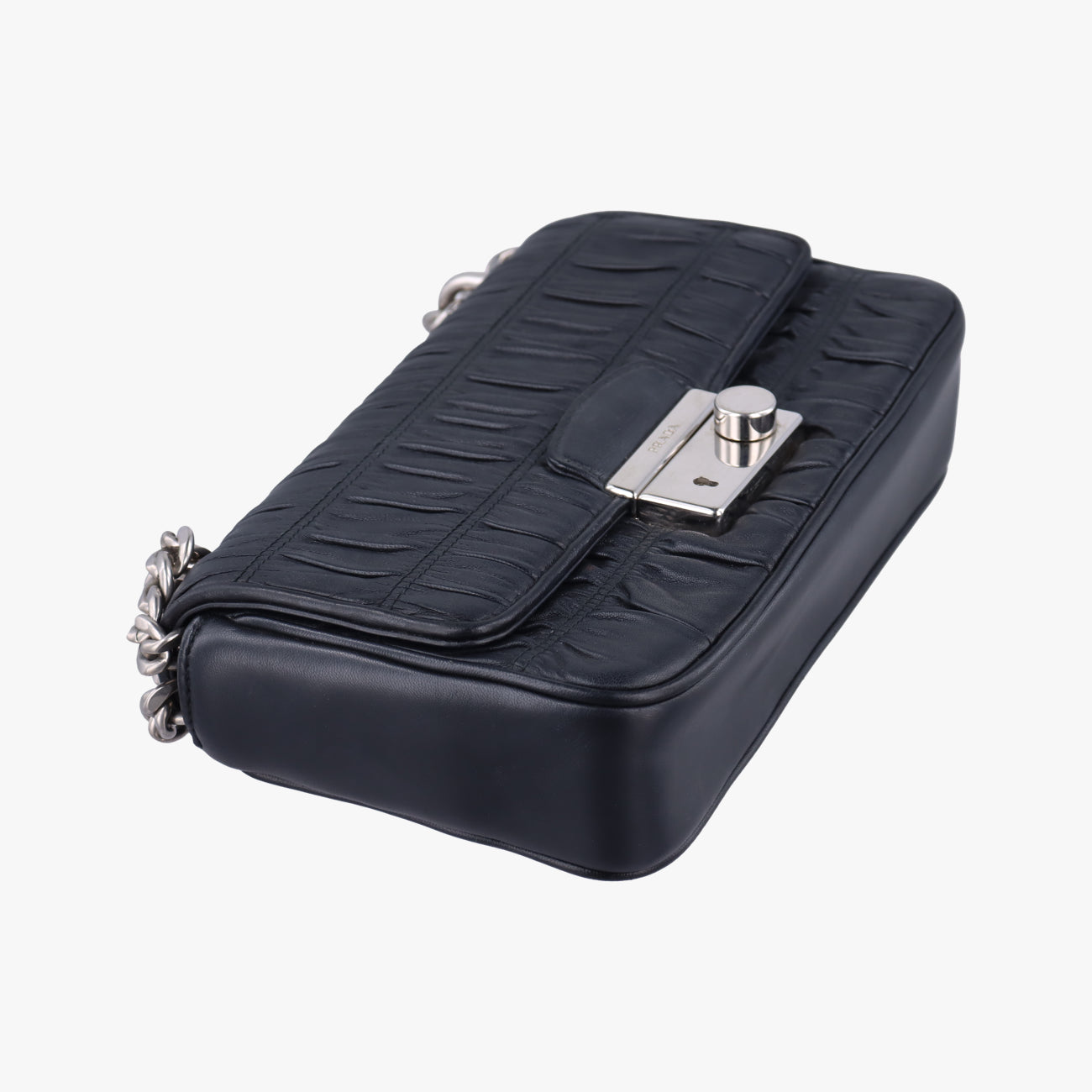 Nappa Gaufre Sound LockBlackNappa Leather1BD139197/Bナッパゴーフル サウンドロックブラックナッパレザー1BD139197/B