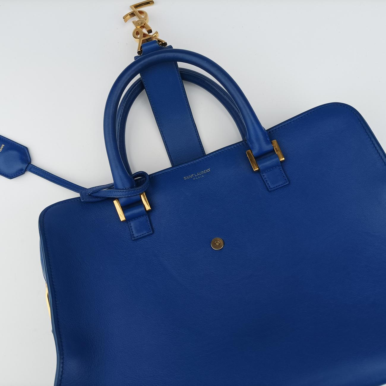 baby Cabas Blue Leather 357395 GNR357395.0614ベイビーカバス ブルー レザー 357395 GNR357395.0614