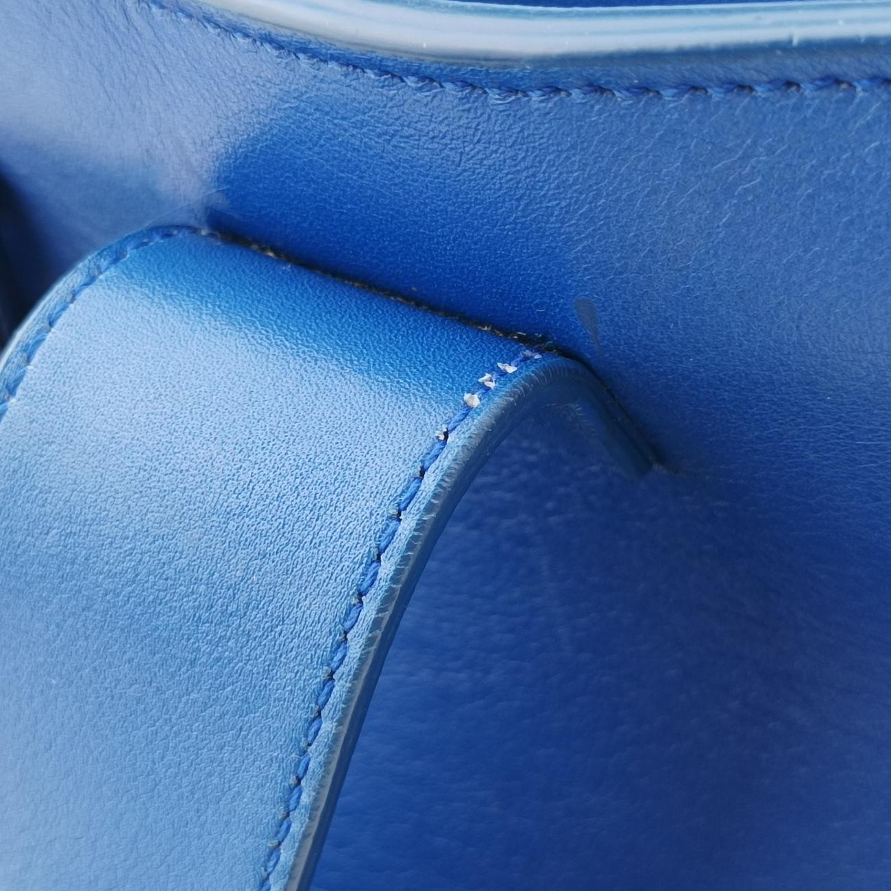 baby Cabas Blue Leather 357395 GNR357395.0614ベイビーカバス ブルー レザー 357395 GNR357395.0614