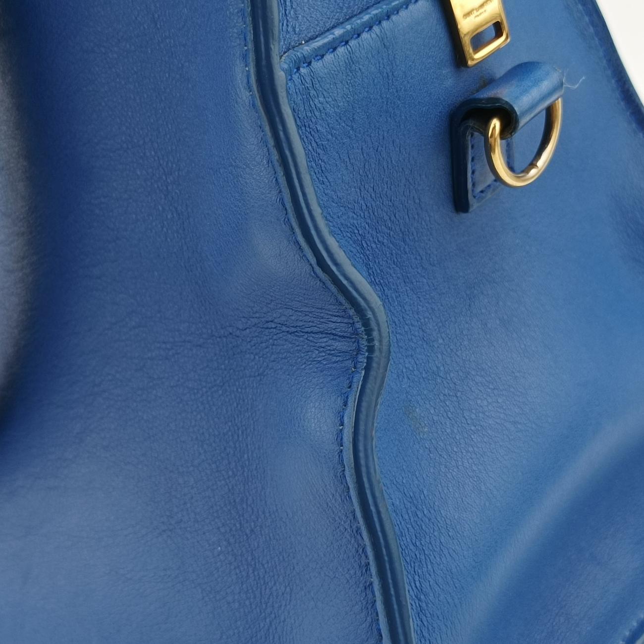 baby Cabas Blue Leather 357395 GNR357395.0614ベイビーカバス ブルー レザー 357395 GNR357395.0614