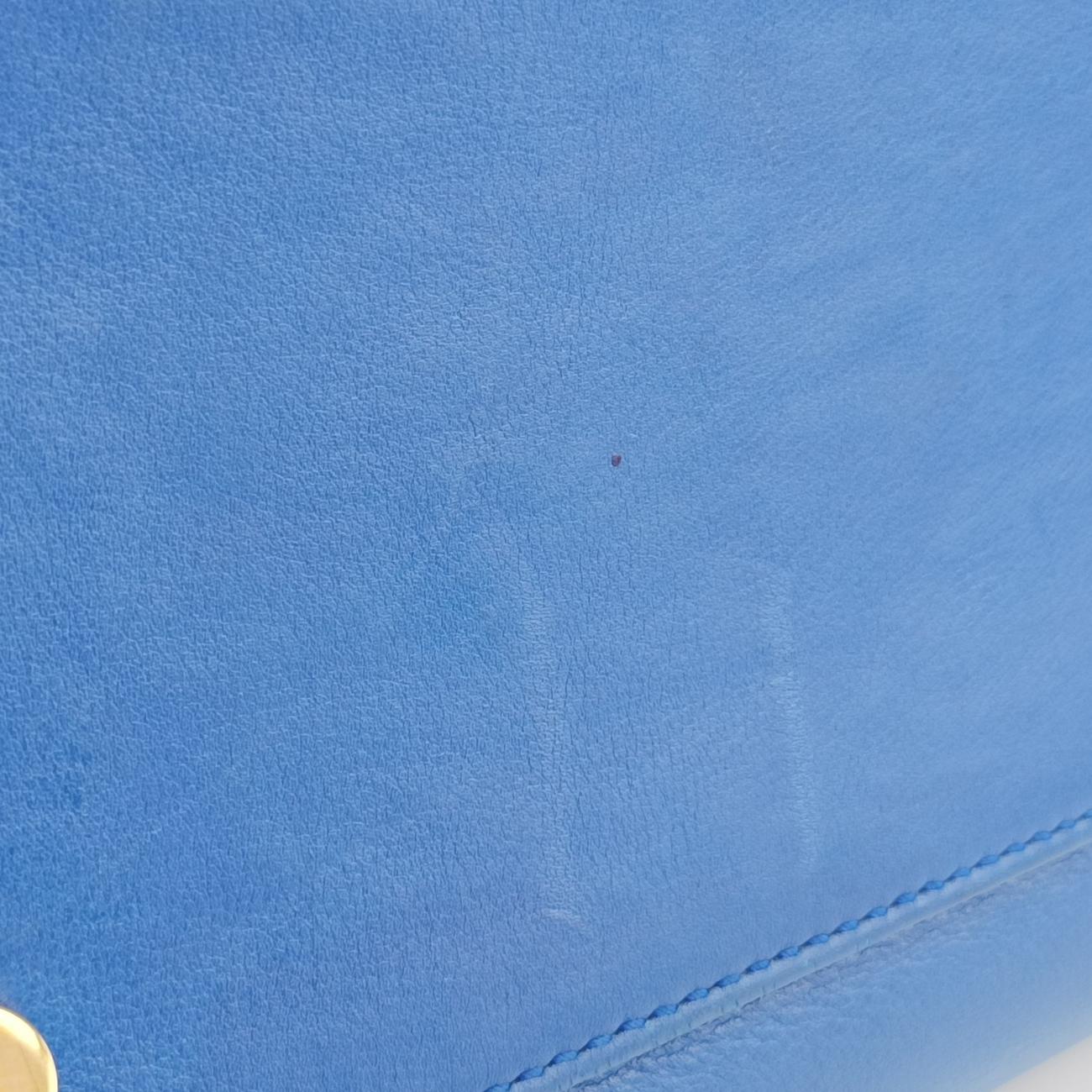 baby Cabas Blue Leather 357395 GNR357395.0614ベイビーカバス ブルー レザー 357395 GNR357395.0614