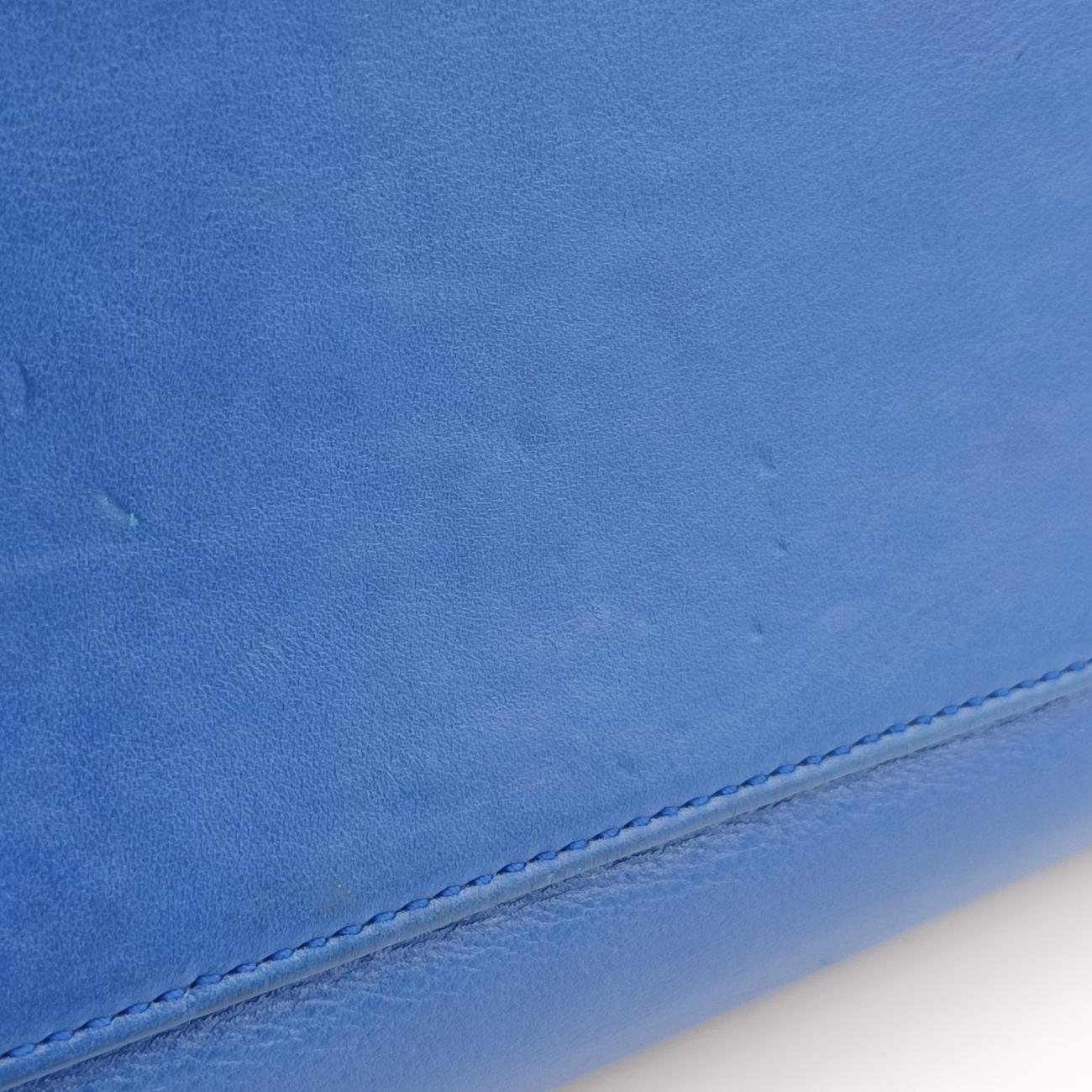 baby Cabas Blue Leather 357395 GNR357395.0614ベイビーカバス ブルー レザー 357395 GNR357395.0614