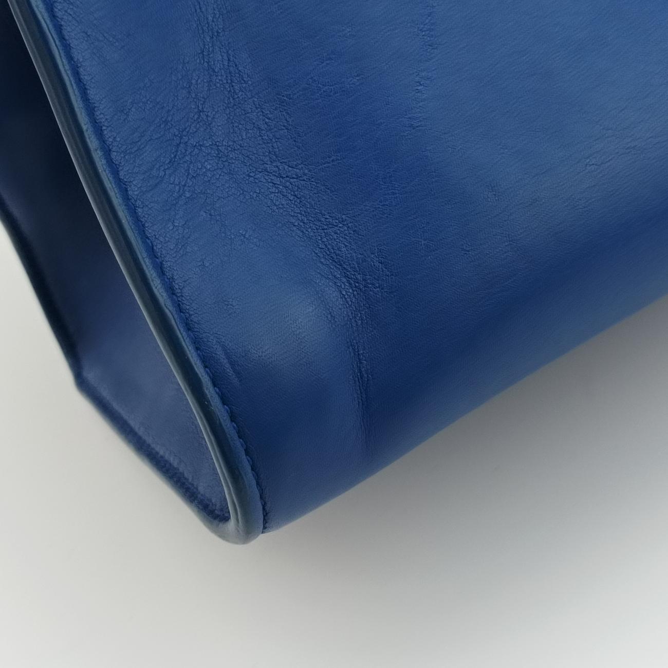 baby Cabas Blue Leather 357395 GNR357395.0614ベイビーカバス ブルー レザー 357395 GNR357395.0614