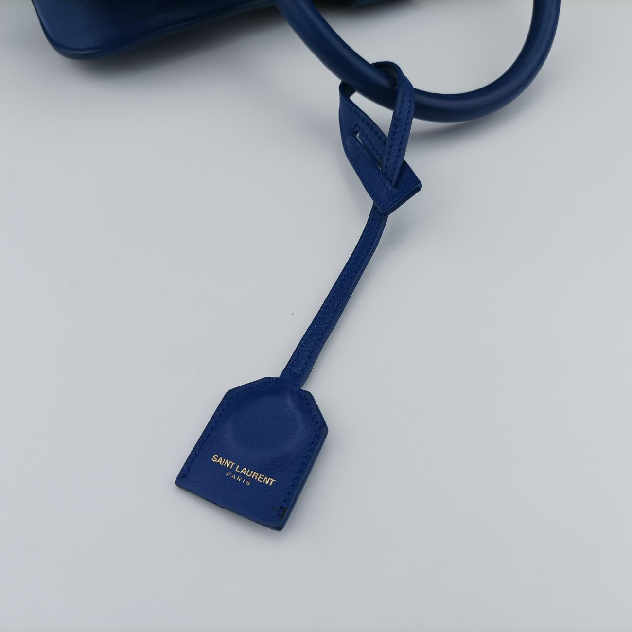 baby Cabas Blue Leather 357395 GNR357395.0614ベイビーカバス ブルー レザー 357395 GNR357395.0614