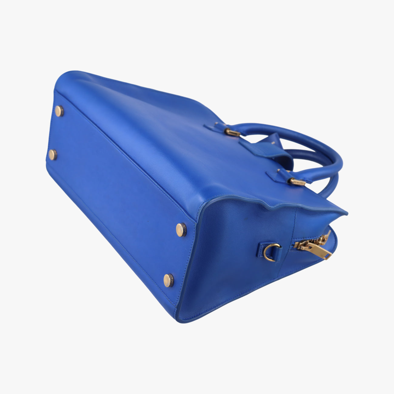 baby Cabas Blue Leather 357395 GNR357395.0614ベイビーカバス ブルー レザー 357395 GNR357395.0614