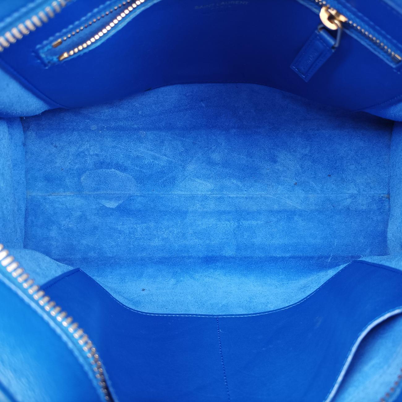 baby Cabas Blue Leather 357395 GNR357395.0614ベイビーカバス ブルー レザー 357395 GNR357395.0614