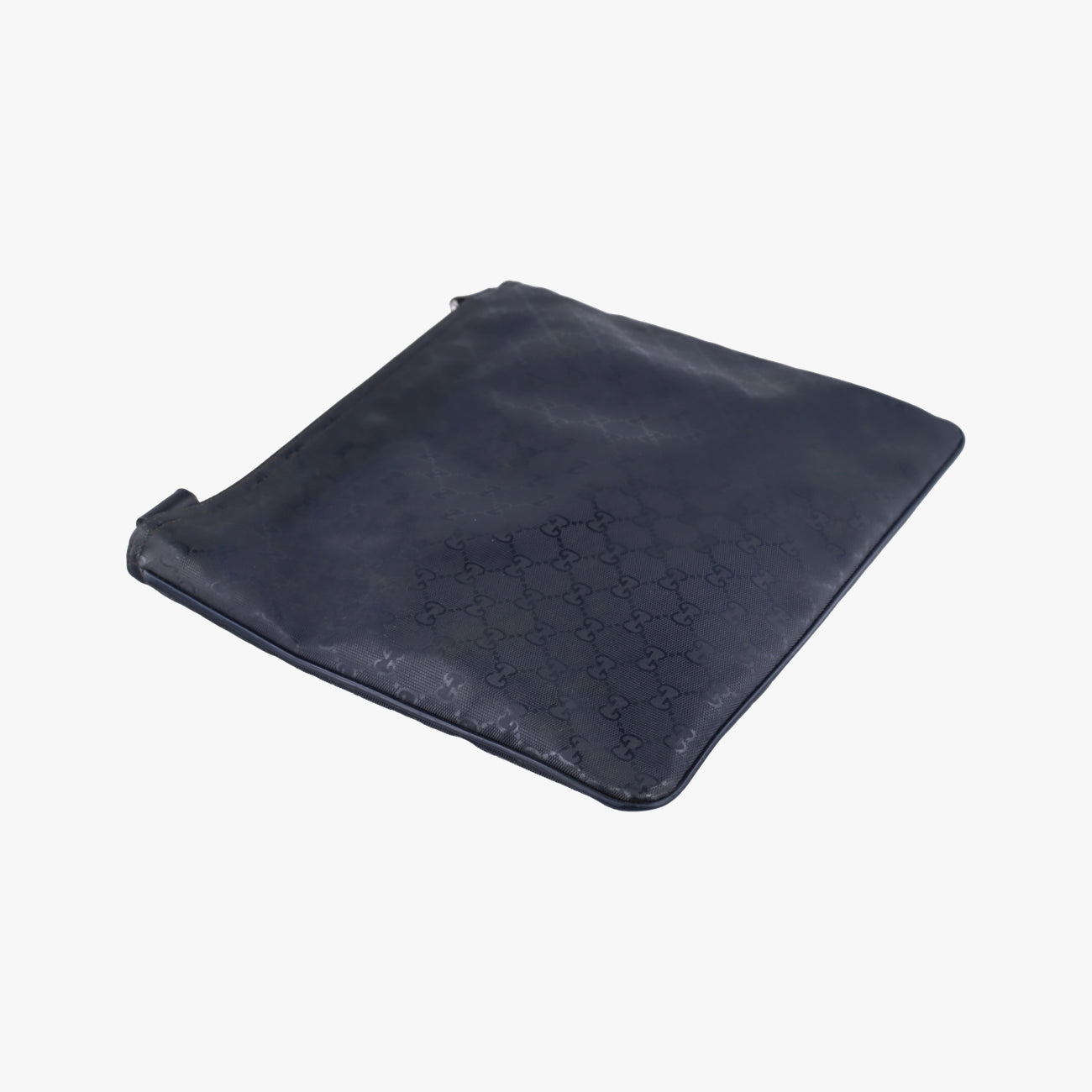 GG Imprime messenger Navy PVC coated canvas Lot number unknownインプリメ メッセンジャー ネイビー PVCコーティングキャンバス 201446 製番不明