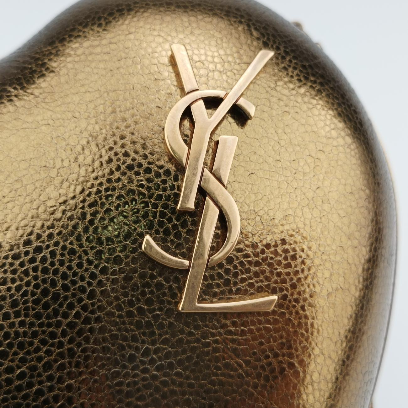 Love box heart Golden Leather 466212 BCI466212.0918ラブボックス ハート型 ゴールド レザー 466212 BCI466212.0918